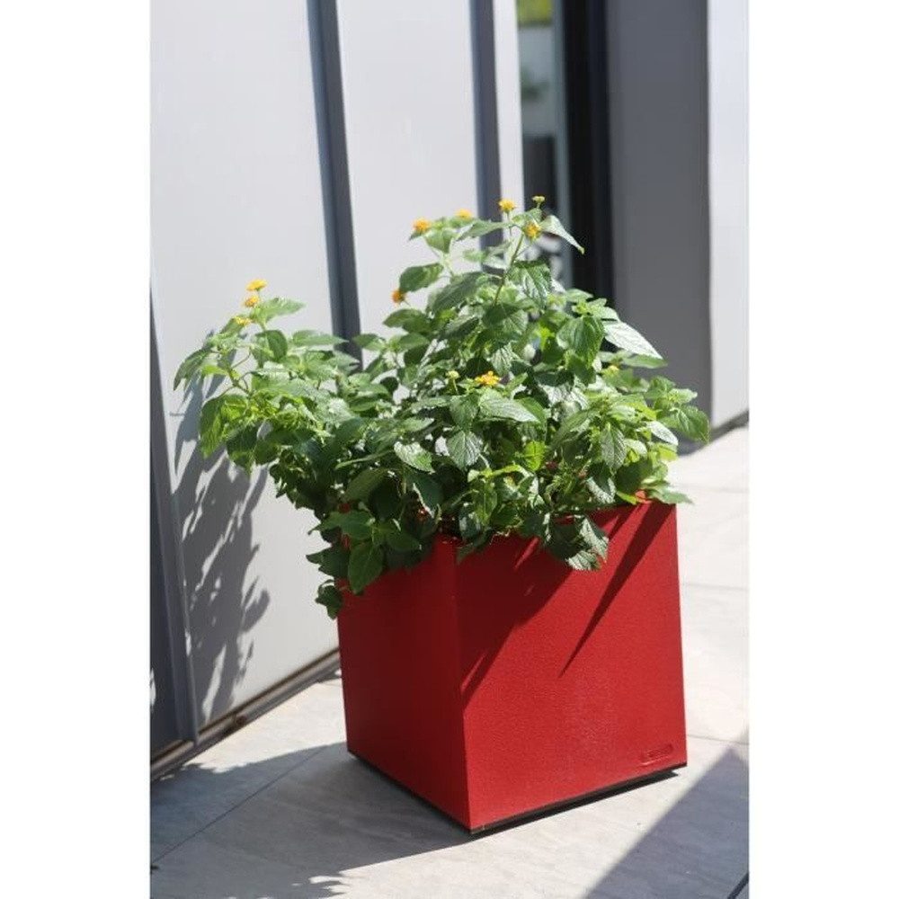 Riviera System Balkonkasten Riviera Granit Bac - 40x40 cm - Rot
