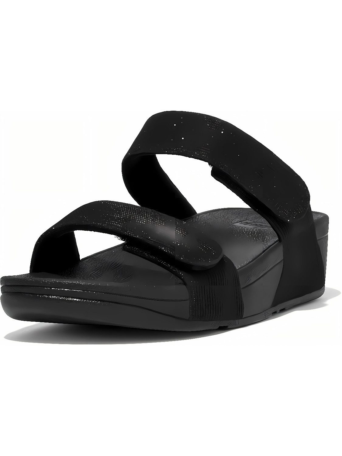 Lulu Adjustable Shimmerlux Slides Sandale