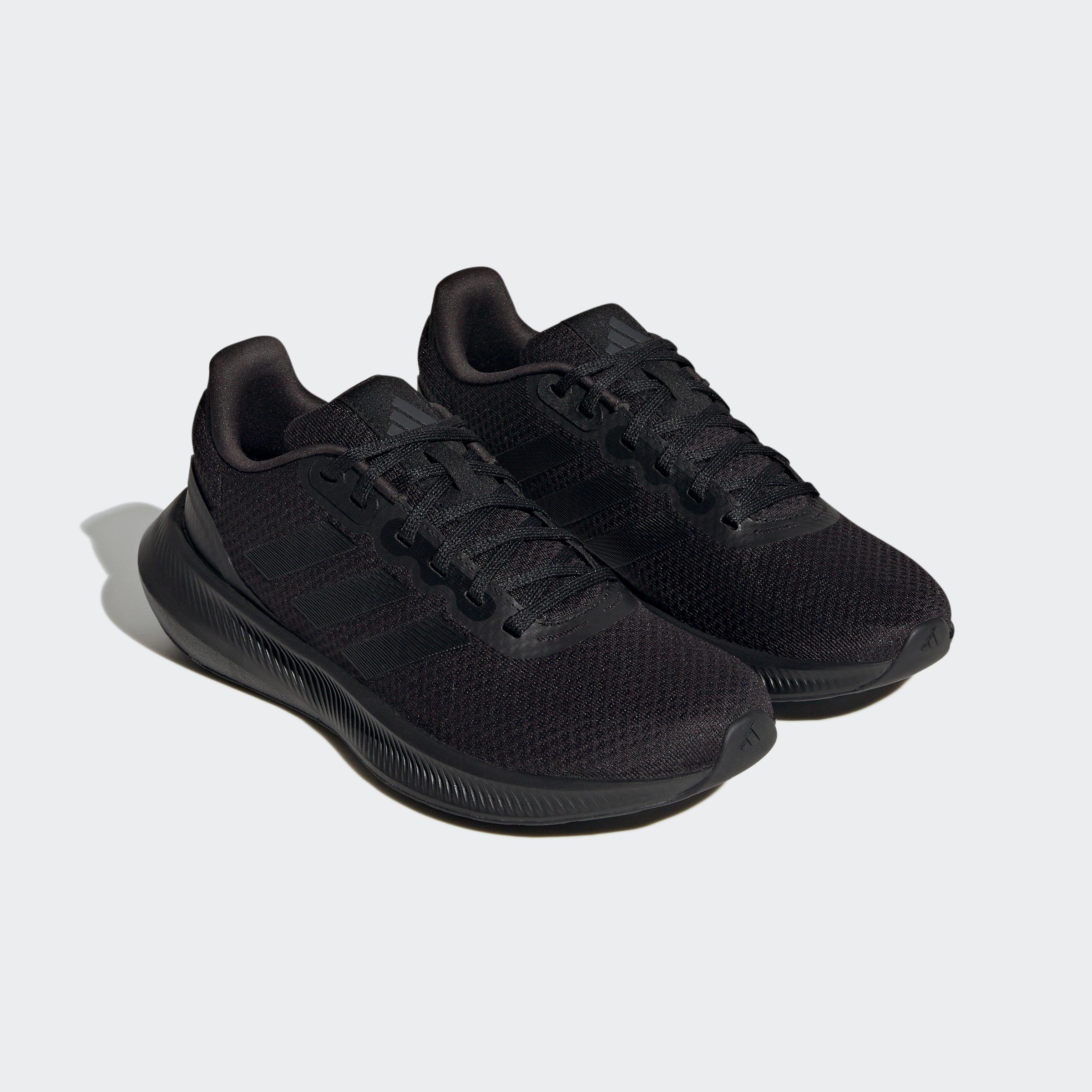 adidas Performance RUNFALCON 3 Laufschuh Core Black / Core Black / Carbon