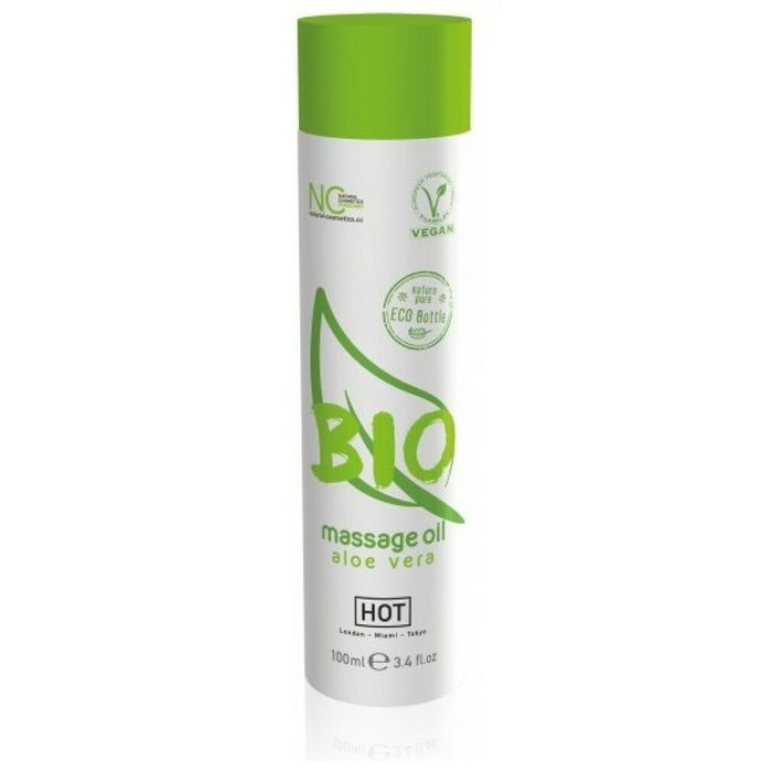 HOT Gleit- & Massageöl HOT BIO Massage Oil Aloe Vera 100ml
