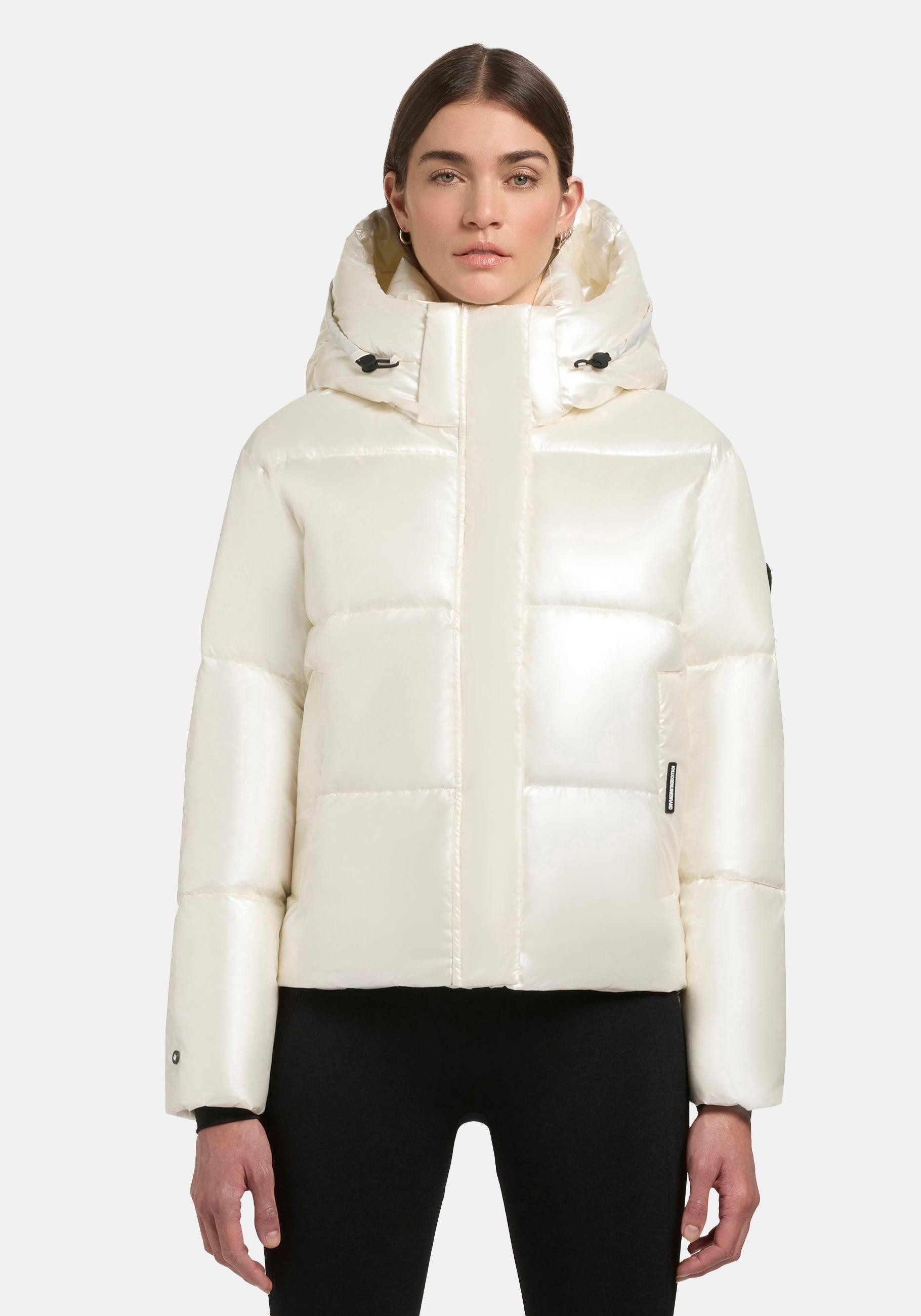 khujo Steppjacke Devina Shiny-YM Glänzende kurze Winterjacke für Damen
