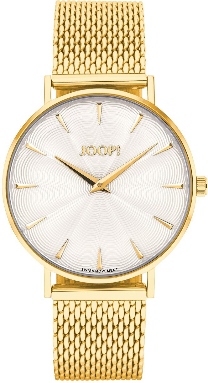 JOOP! Quarzuhr 2027243, Armbanduhr, Damenuhr, analog, Edelstahlarmband