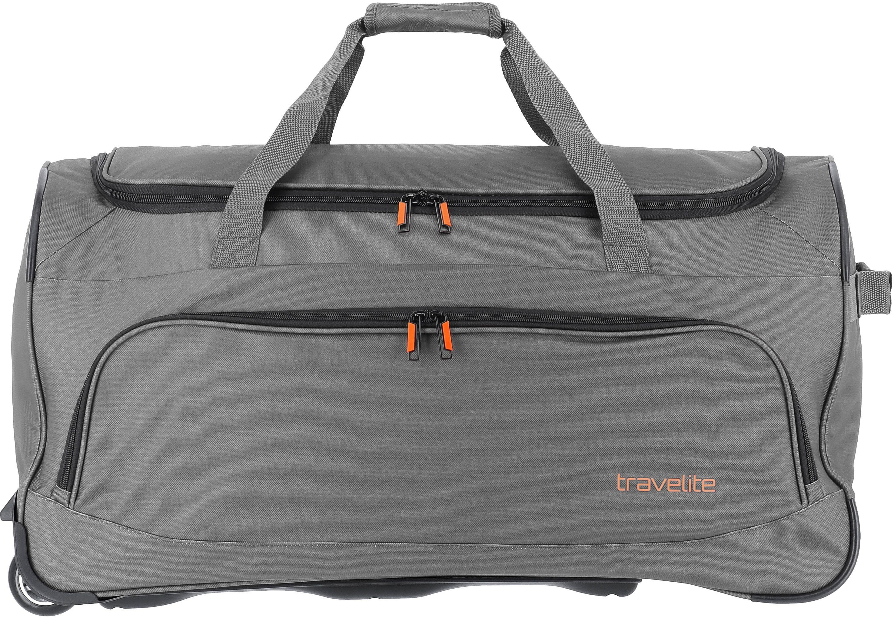 anthrazit, Fresh, Basics Reisetasche cm, travelite mit 71 Rollen