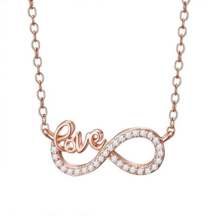 Rafaela Donata Silberkette Love roségold mit Infinity-Zeichen