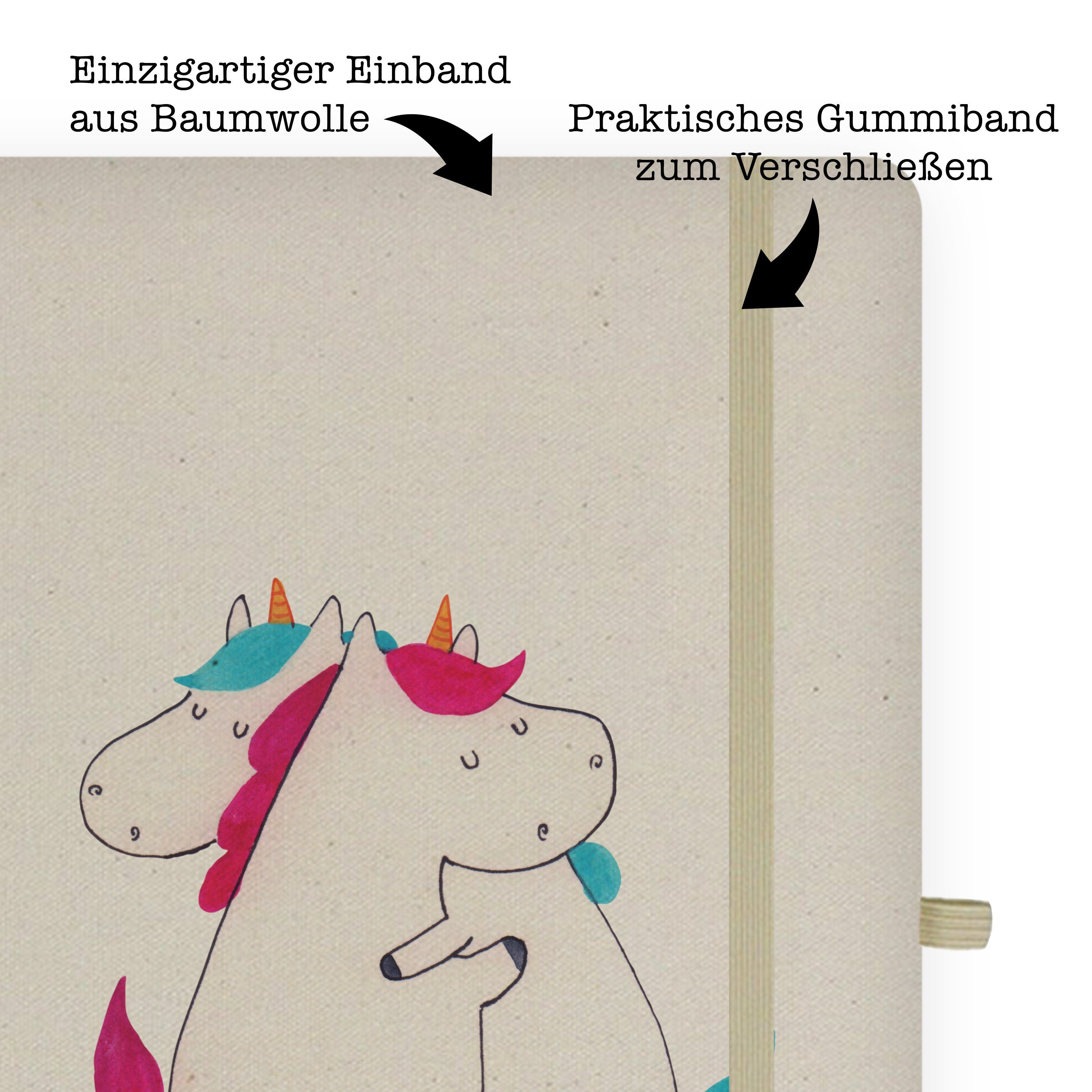 Tagebuch, Mrs. Einhörner Transparent - - Notizen, Geschenk, Notizb Umarmen Mr. Panda Notizbuch &