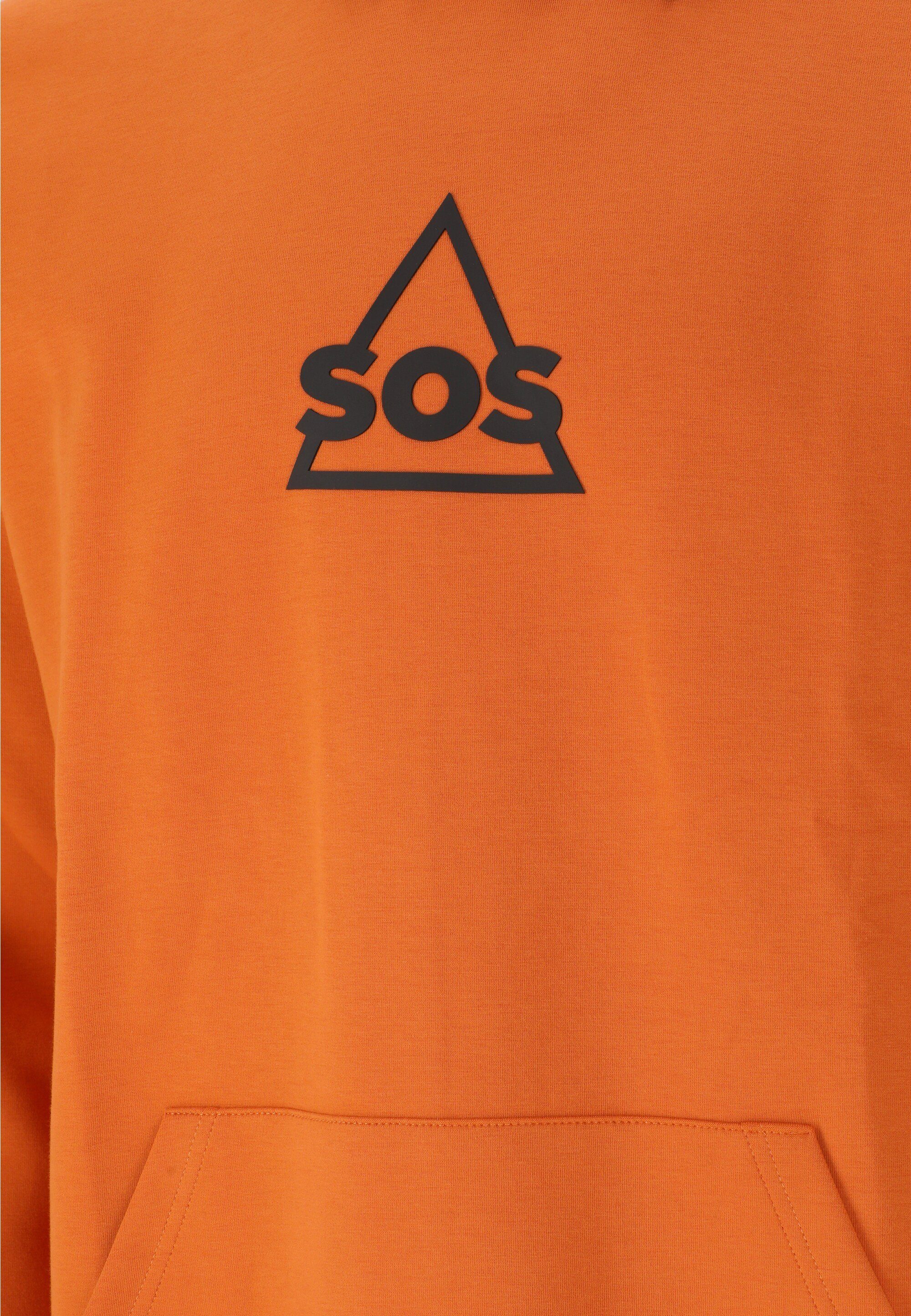 Vail SOS Kapuze orange Kapuzensweatshirt wärmender mit