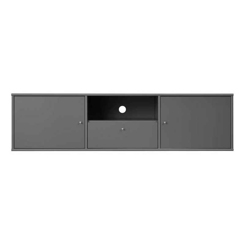 Hammel Furniture TV-Board Mistral Fernsehschrank, Medienmöbel, Hängend, Türen mit Akustikstoff, Schublade, Lowboard, B: 161,5 cm