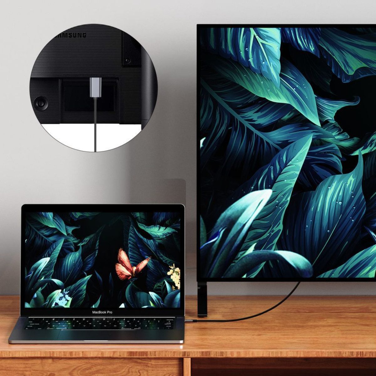 TECH PROTECT UltraBoost HDMI-Adapter HDMI zu VGA, HDMI, HDMI-zu-VGA Adapter Full HD 60 Hz