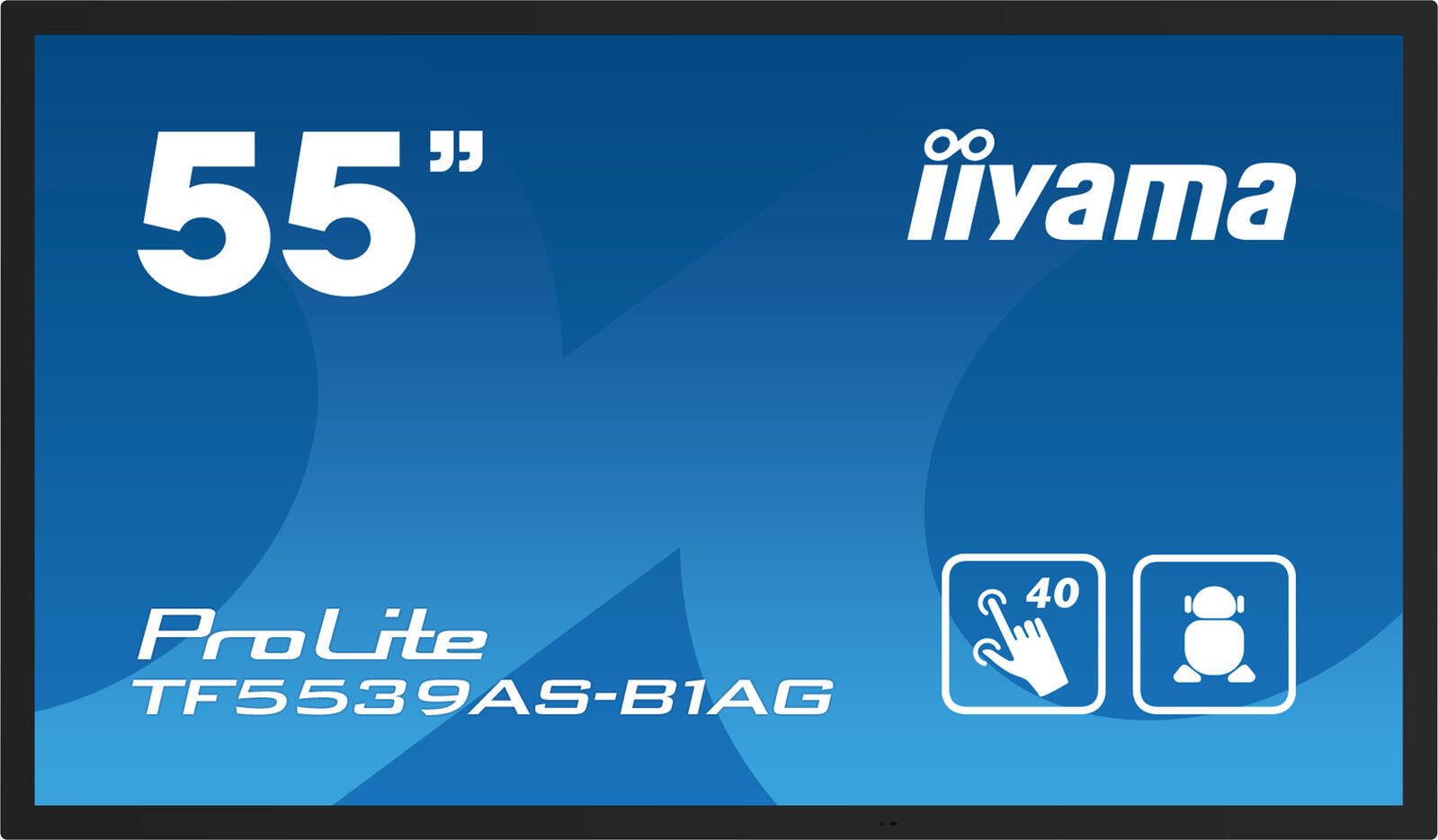 Iiyama iiyama TF5539AS-B1AG LED-Monitor (3840 x 2160, 8 ms Reaktionszeit, 60 Hz, IPS Panel)