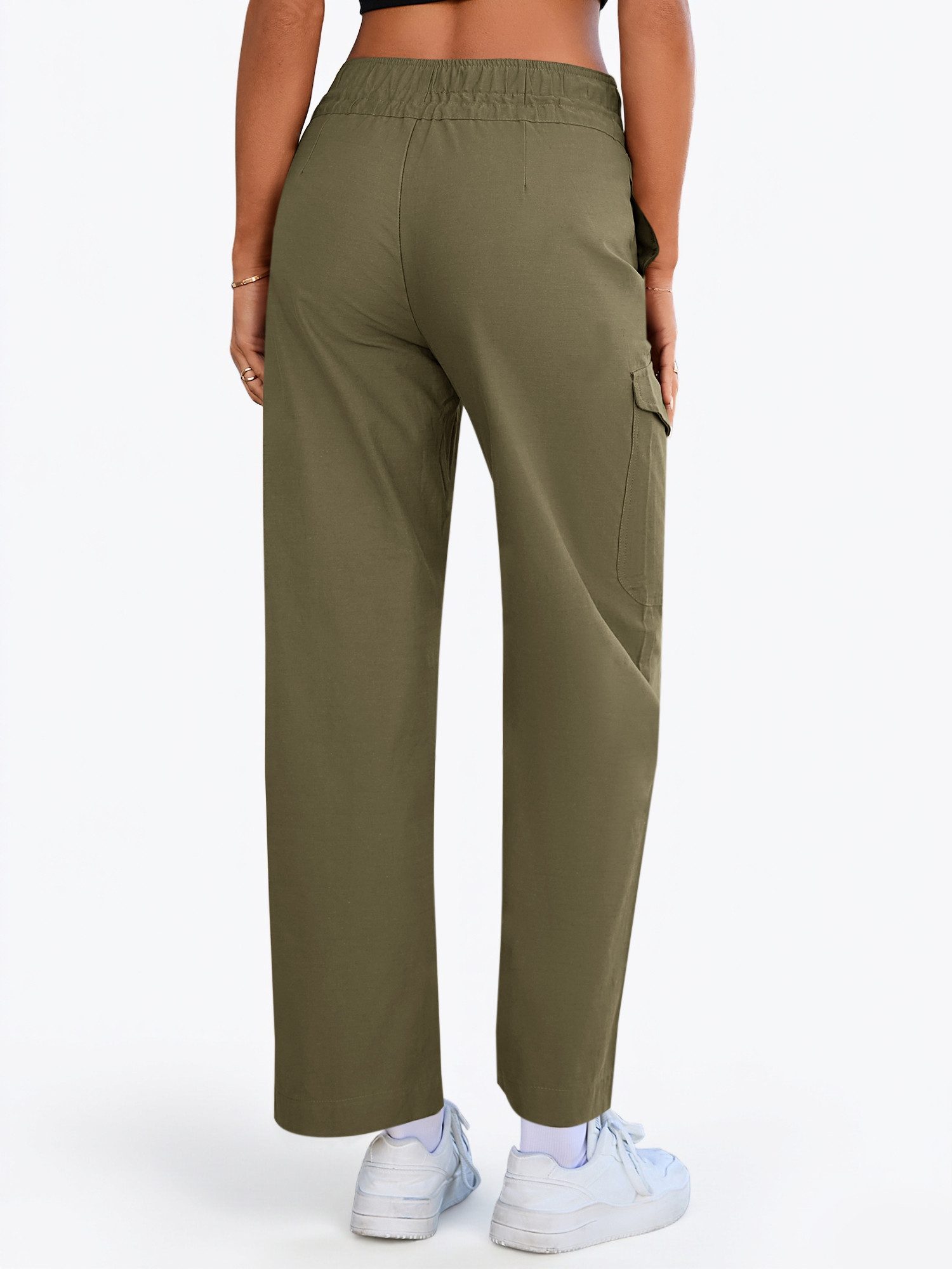 Imily Bela Cargojeans Loose-fit-Jeans Damen Wanderhose mit niedriger Taille günstig online kaufen