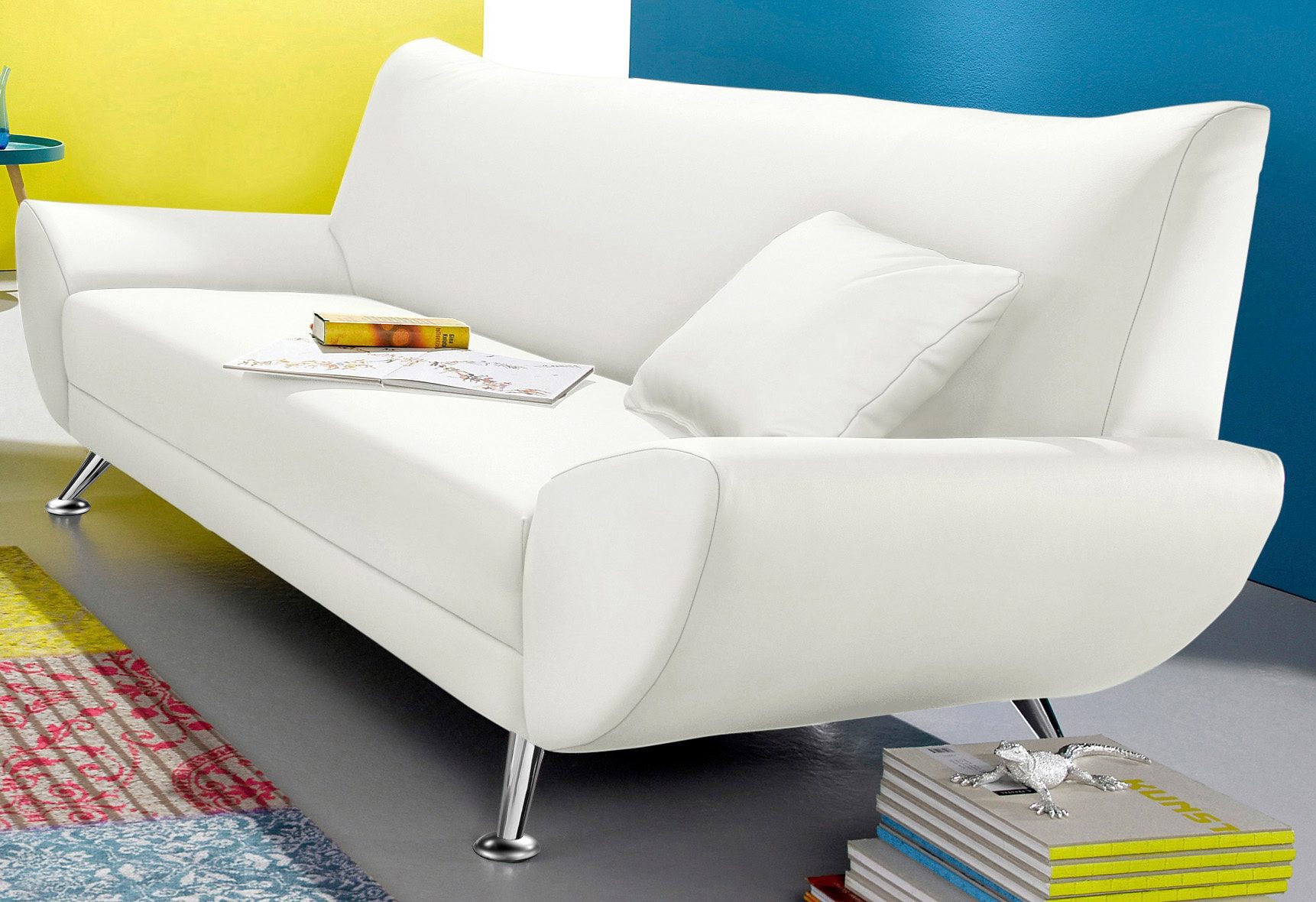 Home affaire 3-Sitzer Saltare elegant & komfortabel, toller Designfuß, bequem, Breite 205cm – Bild 3 von 5