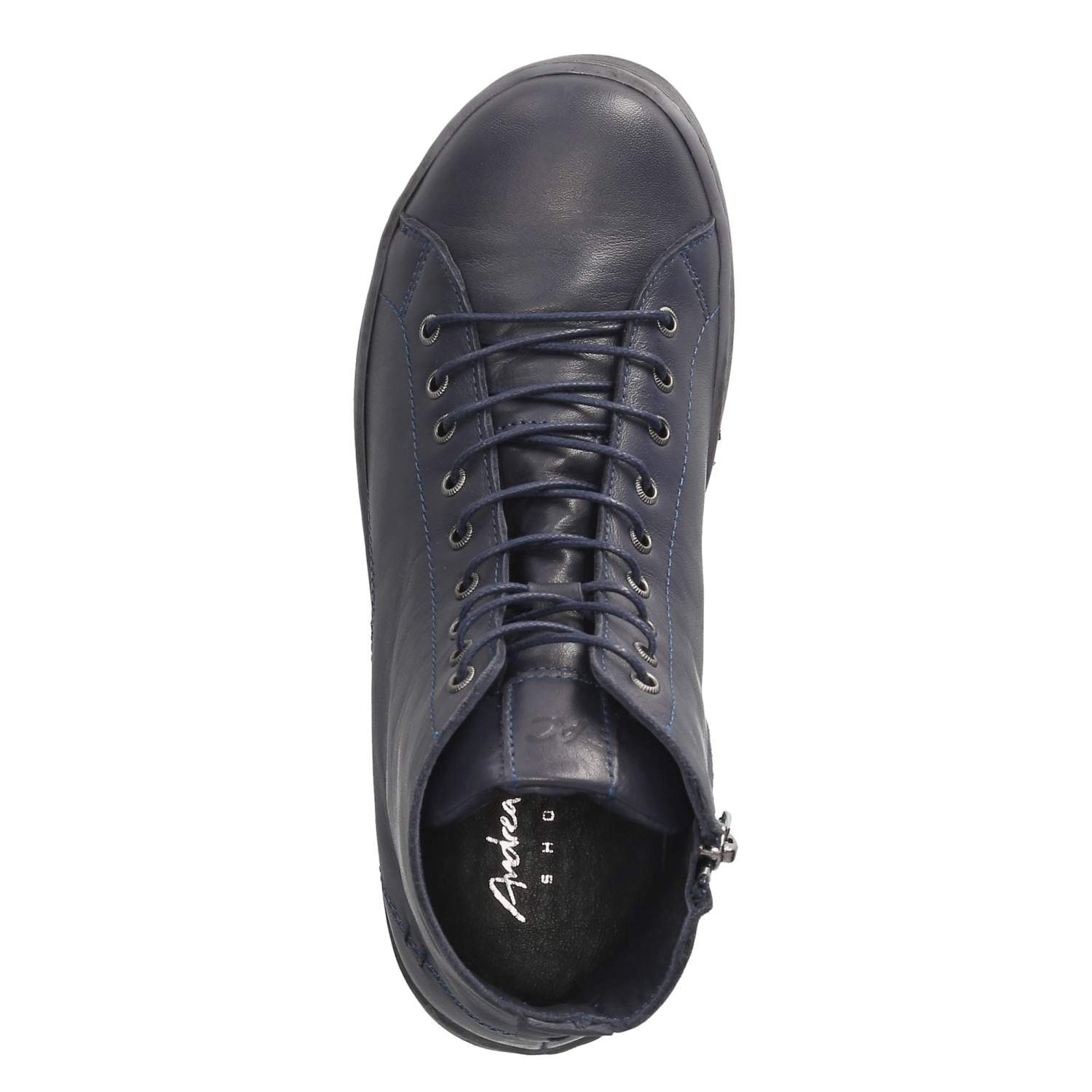 Andrea Conti Andrea Conti 0344900/017 Damen Glattleder blau Schnürstiefel