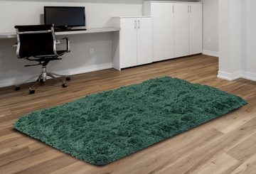 Hochflor-Teppich Moderner Flauschiger Teppich Shaggy, Rechteck, Höhe: 18 mm, KomfortHome, Antyslip