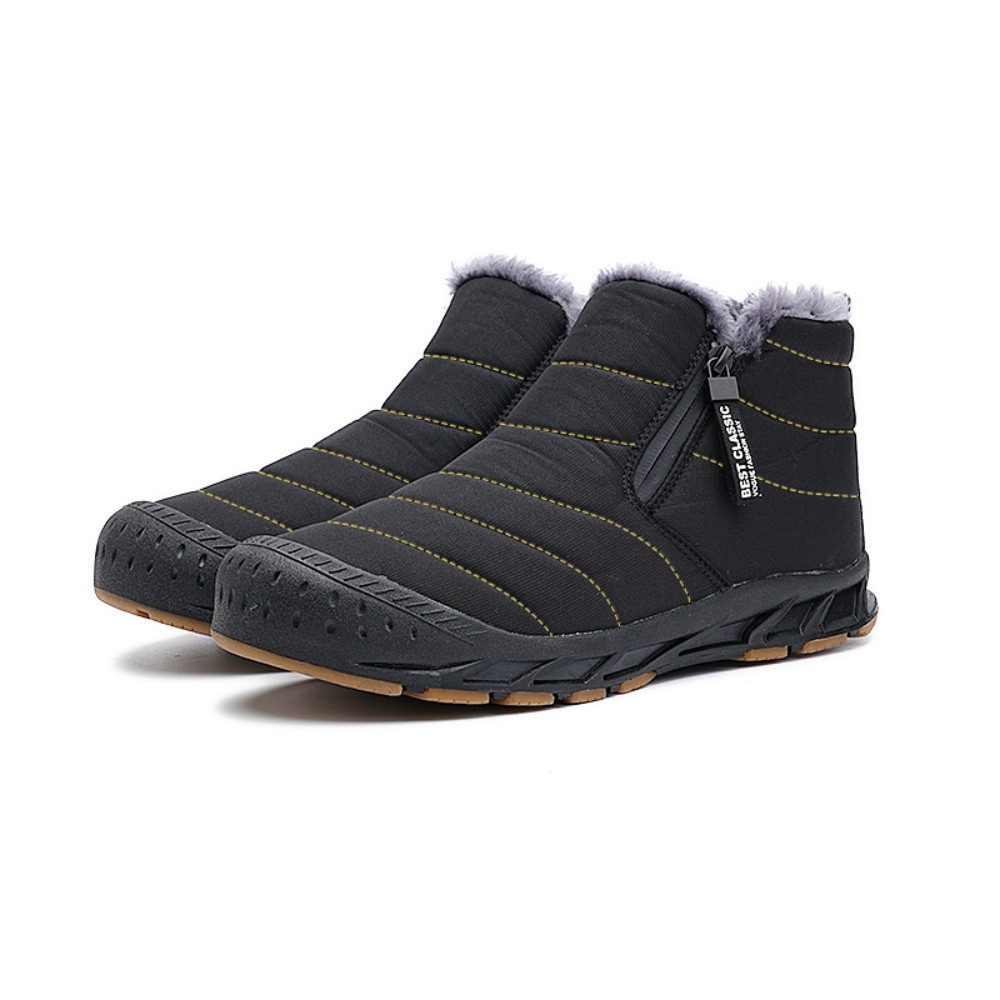 HUSK'SWARE Winterstiefel Wärmeschuh (Wetterfest gegen Regen und Schnee., 1-tlg., Verschleißfest, Warm, komfortabel) Outdoor-Baumwollschuhe, hohe Schneestiefel