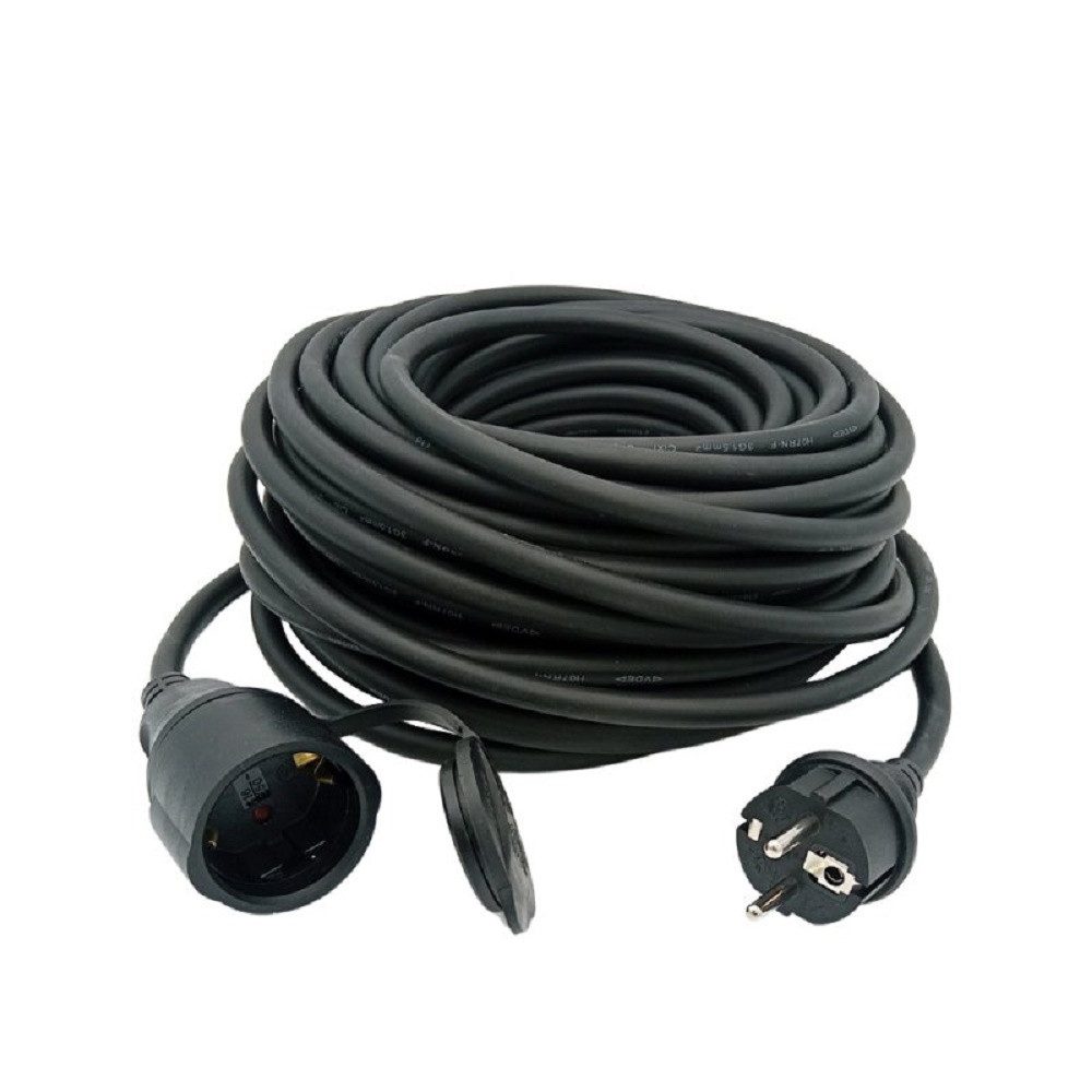 Bahama Warenvertriebs GmbH 36287 Verlängerungskabel, Schuko, Schuko Kupplung (2500 cm), Outdoor geeignet für robuste Nutzung bei jedem Einsatz