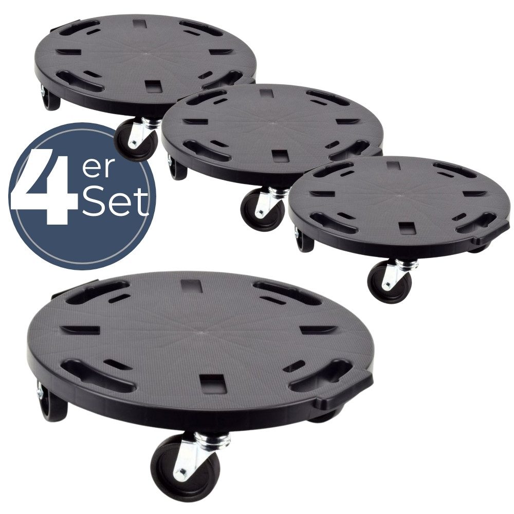 GarPet Меблевий ролик 4x Transport Roller Rollbrett Werkstatt Pflanzen Möbel Pflanzen 40