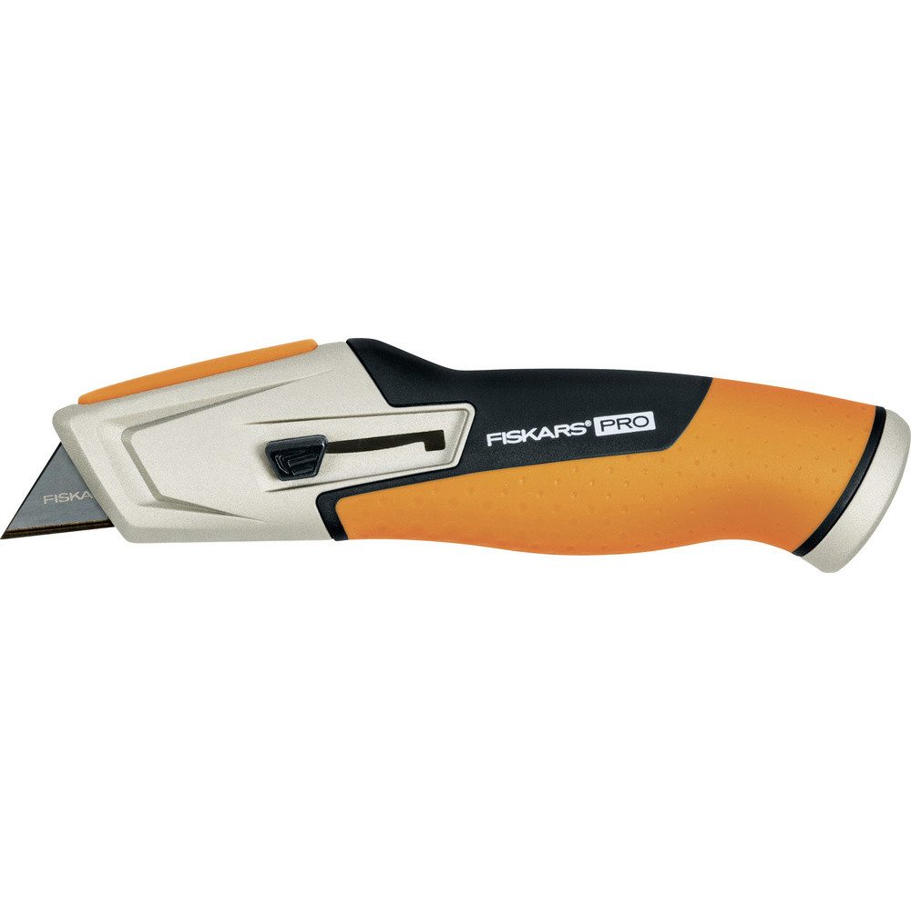 Fiskars Cuttermesser Fiskars 1027223 CarbonMax™ Universalmesser mit einziehbarer Klinge 1 S