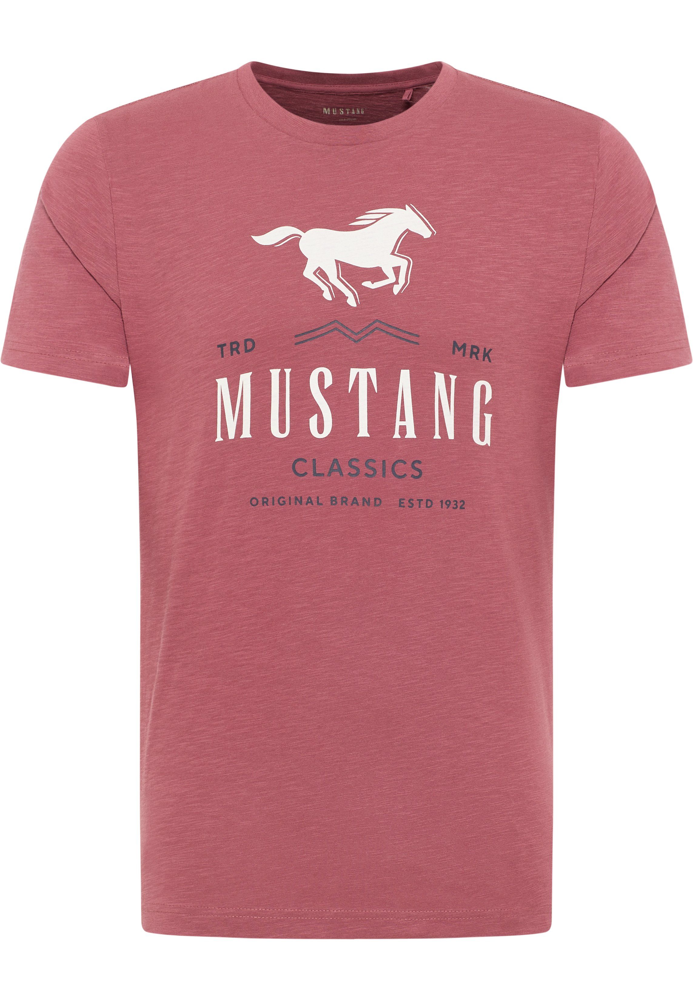 MUSTANG T-Shirt Style Print C Alex rot