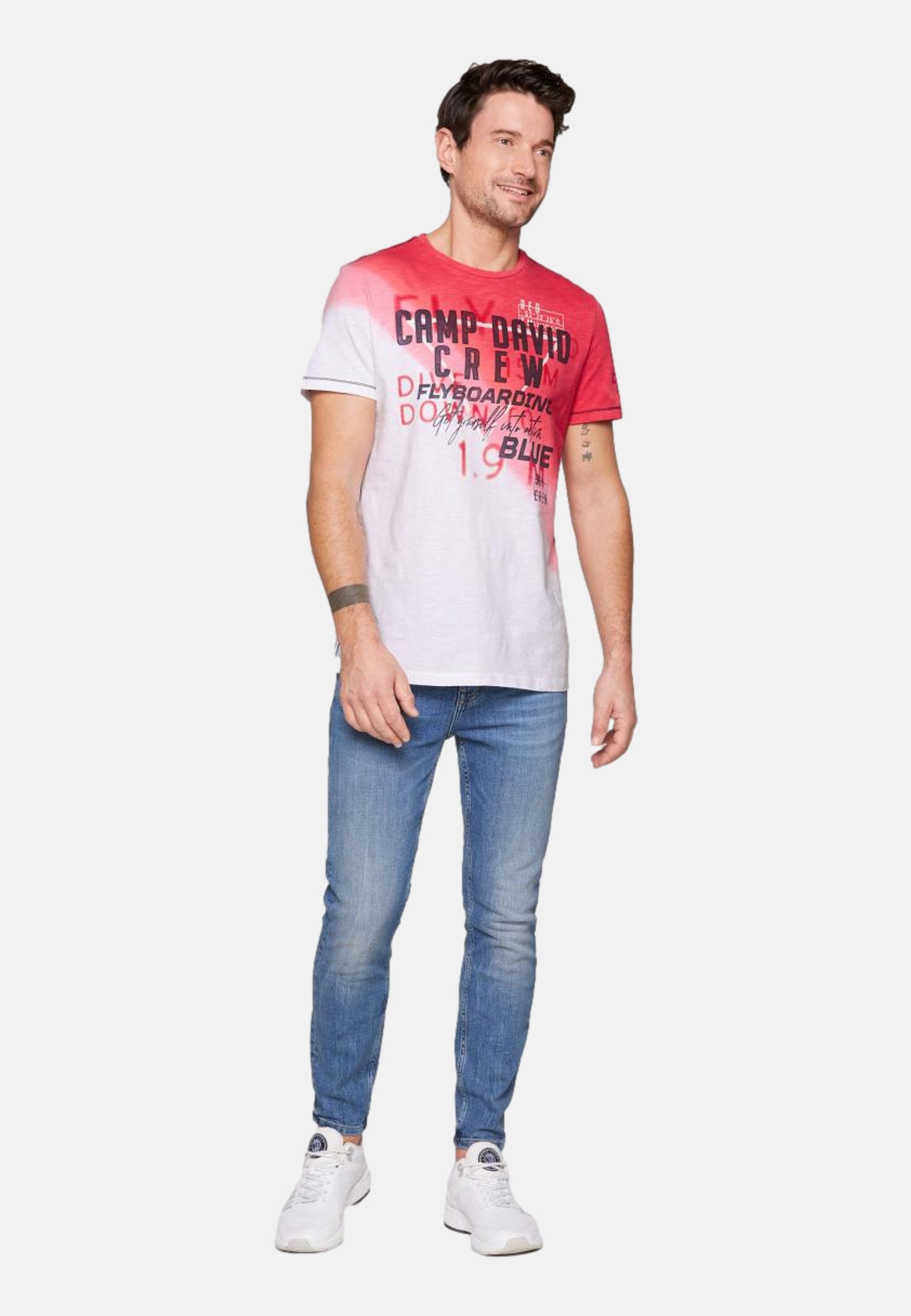 CAMP DAVID T-Shirt T-Shirt Kurzarmshirt (1-tlg., günstig online kaufen