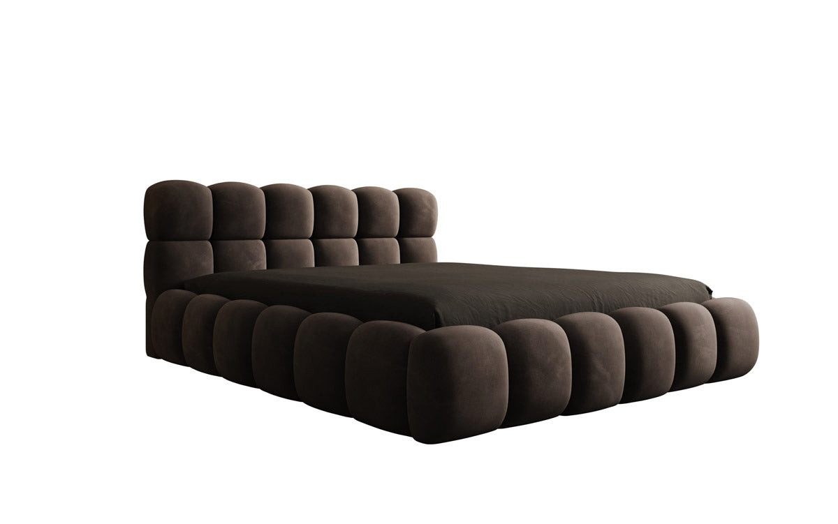 Luxusbetten24 Polsterbett Designer Polsterbett Boston Samt, günstig online kaufen