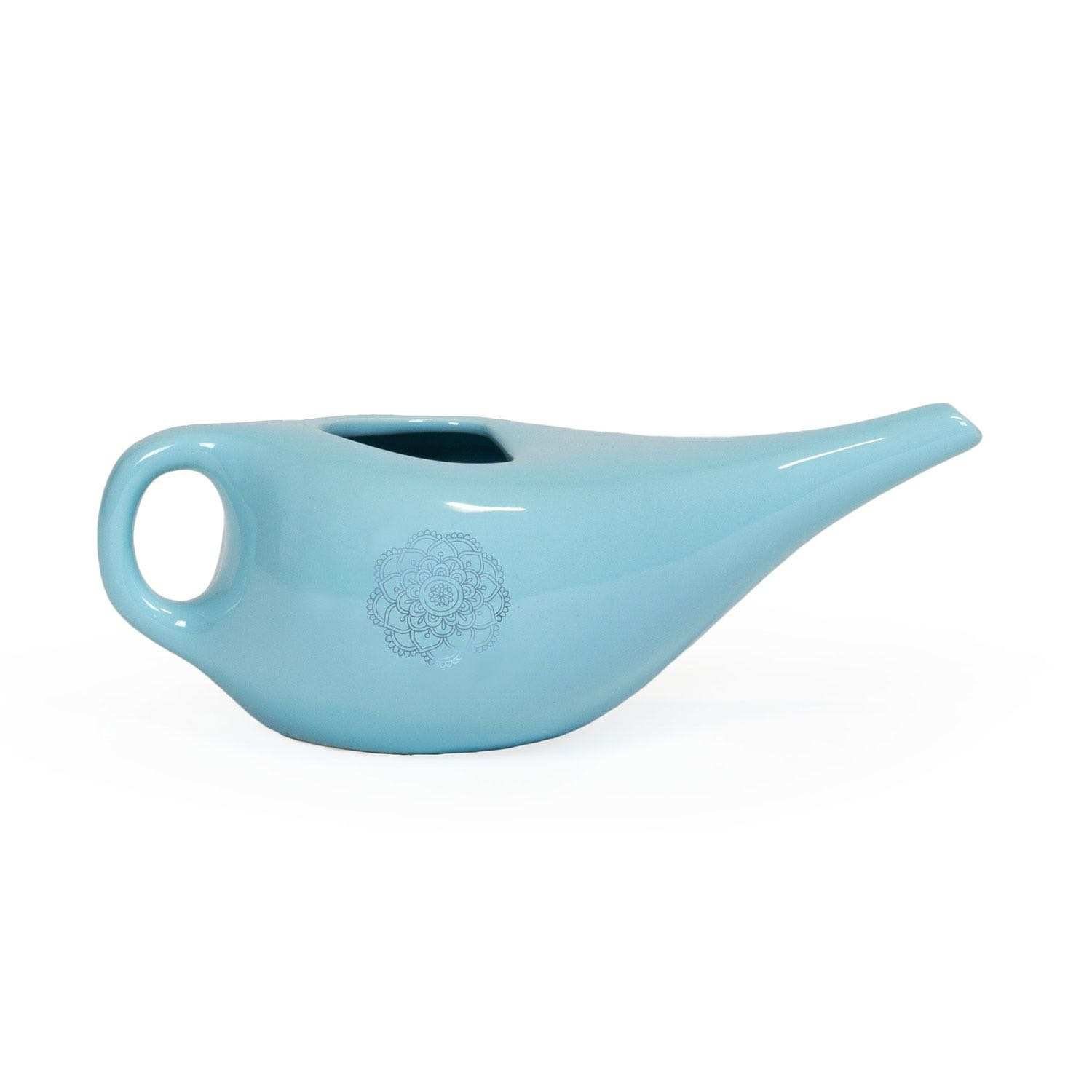 bodhi Nasensauger-Ersatzteile Neti Pot mit Mandala aqua