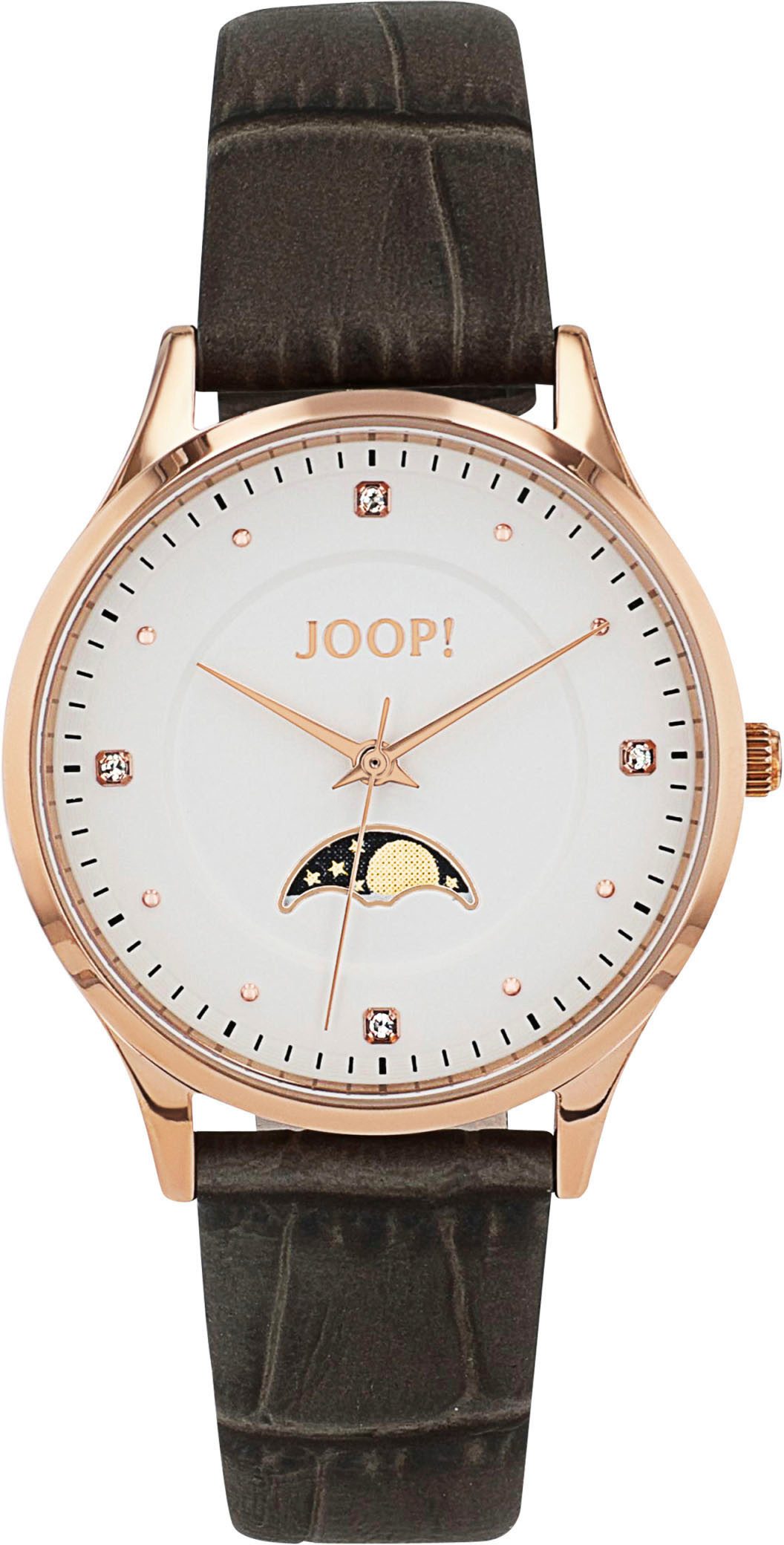 JOOP! Quarzuhr 2039574, Armbanduhr, Damenuhr, Lederarmband, günstig online kaufen