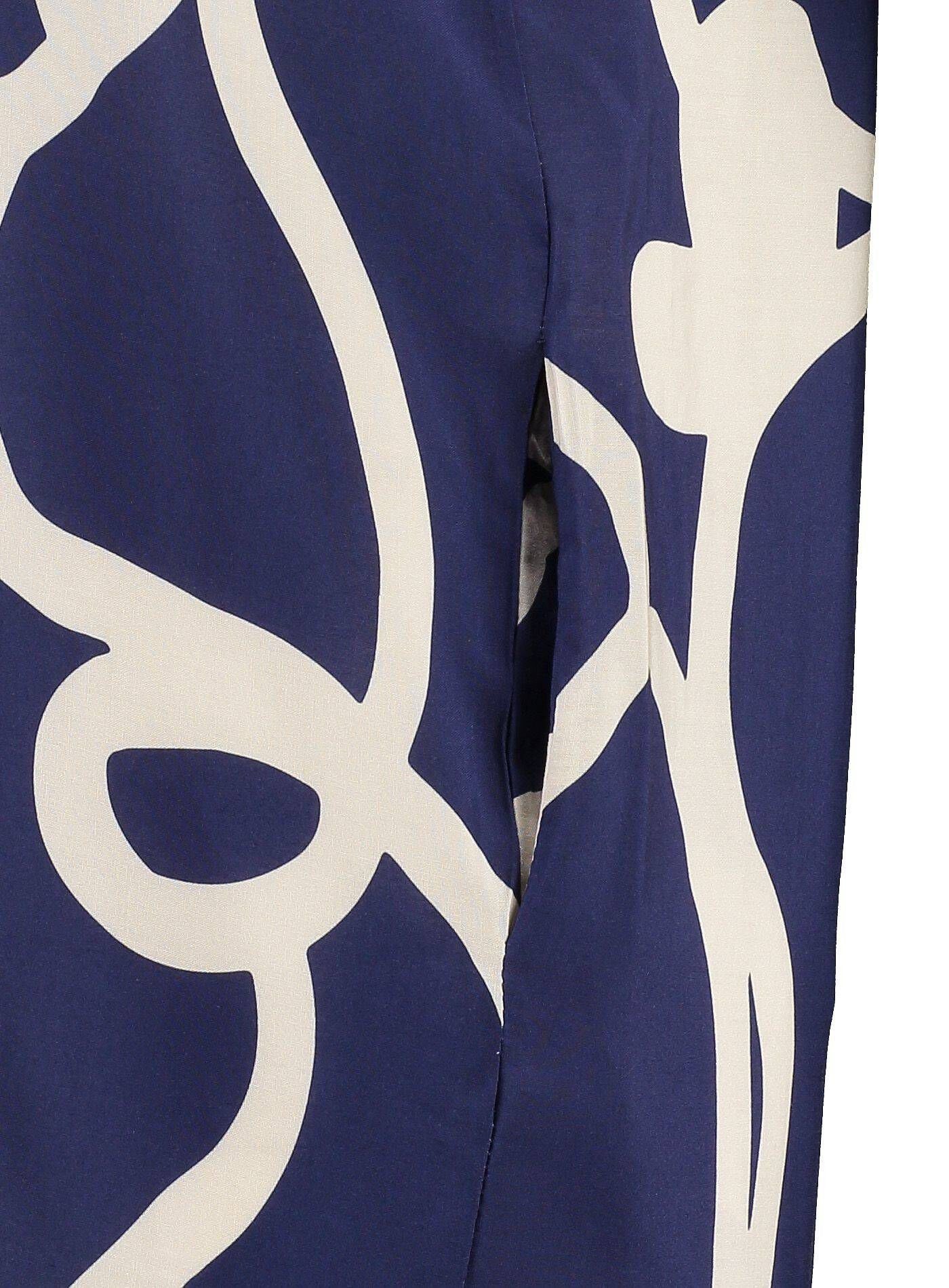 STRUGGLE Damen Blusenkleid V-NECK WD Key Kleid (52) (1-tlg) marine Largo