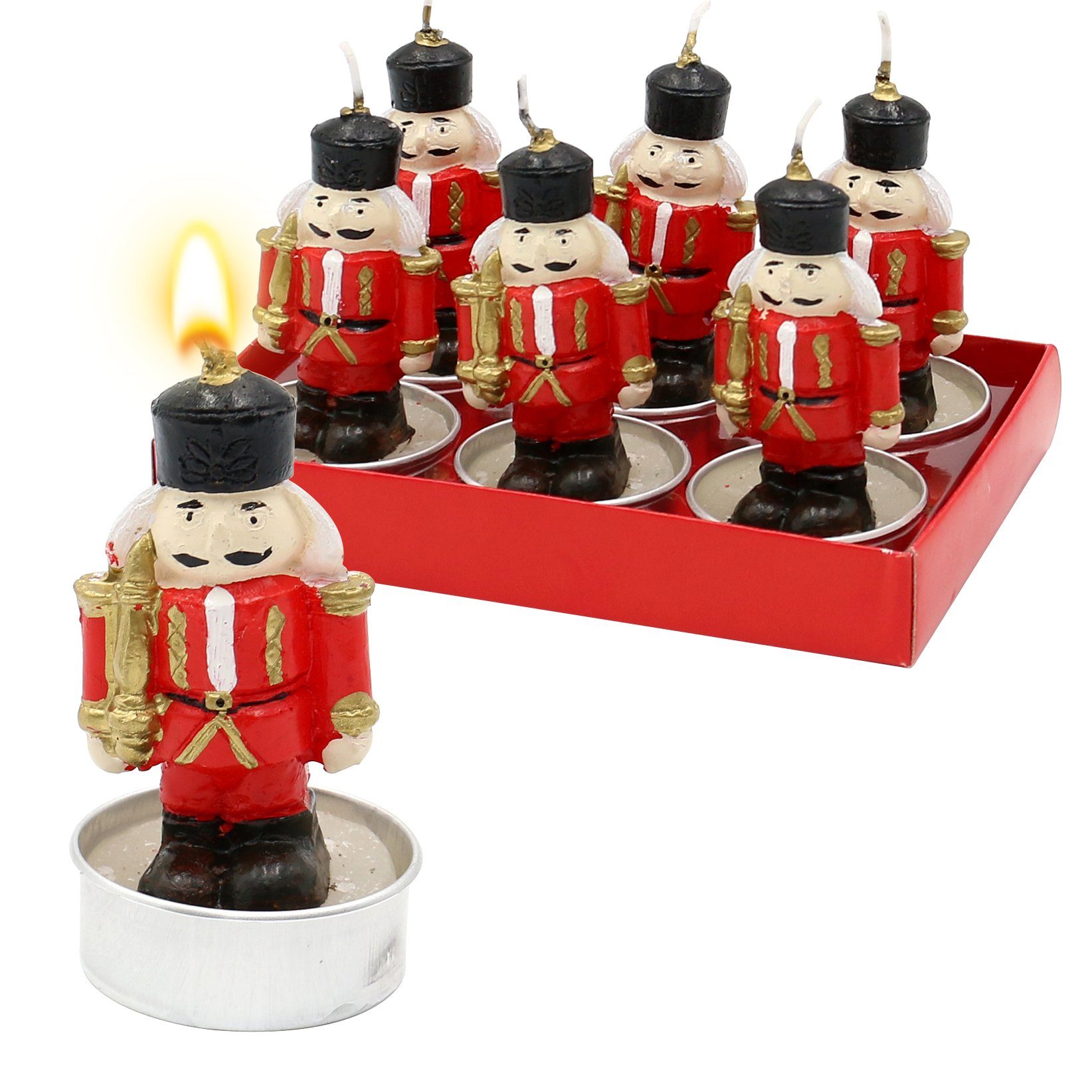 Dekohelden24 Teelicht 6er Set Teelichte, Motiv über Dropdown-Menü wählbar ( günstig online kaufen