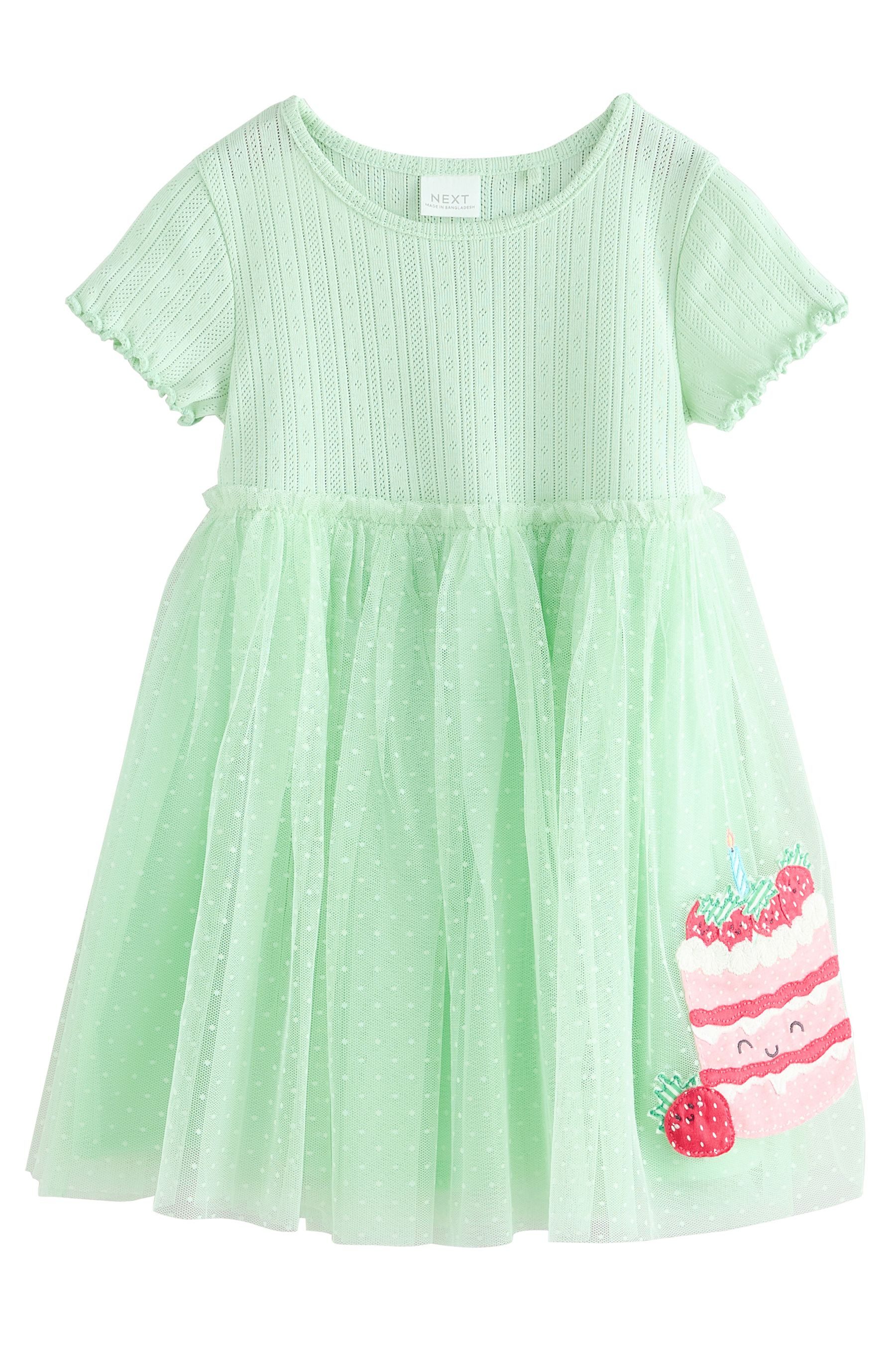 Next Jerseykleid Kleid mit Tutu-Rock (1-tlg)