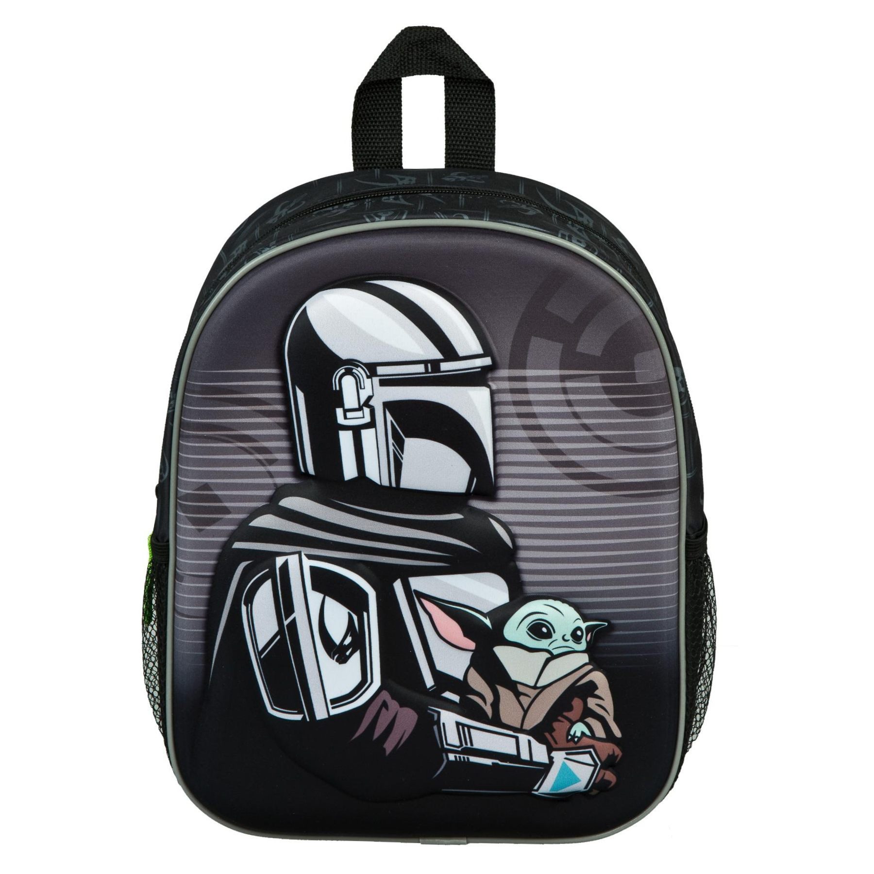 Rucksack 3D Schwarz Daypack 26 x 10 x 33 cm Kinder Tasche Ausflug Alltag