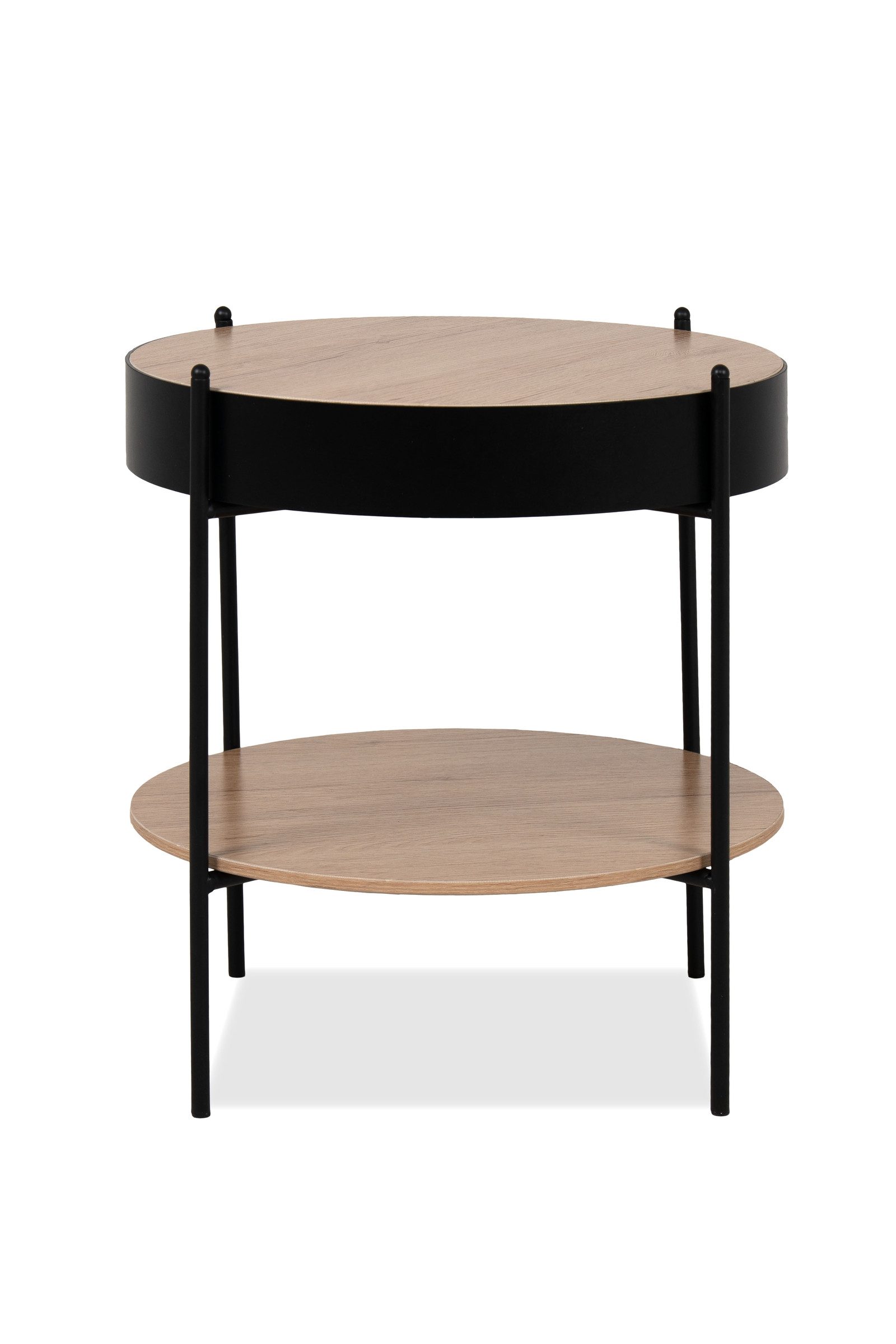 freiraum Beistelltisch Trelleborg, in Dekor Artisan Eiche / schwarz - 47,5x48 (HxD)