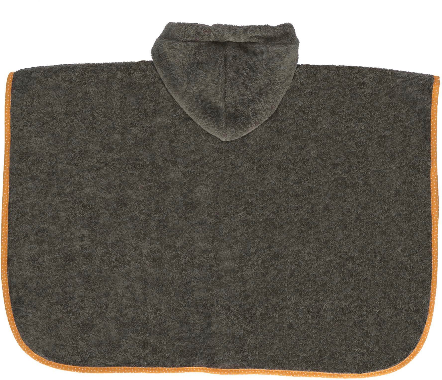 Sterntaler® EDDY, aus nachhaltig Langform, Leichtfrottee, Bio-Baumwolle Badeponcho