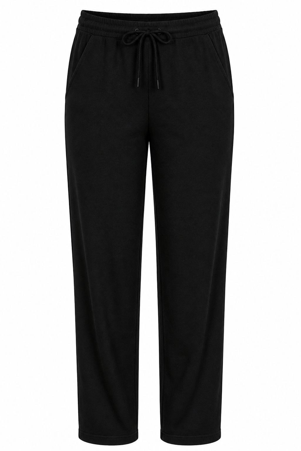 UP2FASHION Jogger Pants Up2Fashion Plus Size Damen Joggpants bequme lange Hose Schwarz 48-50 (Einzelartikel, 1-tlg) Elastischer Komfortbund & lockere Passform