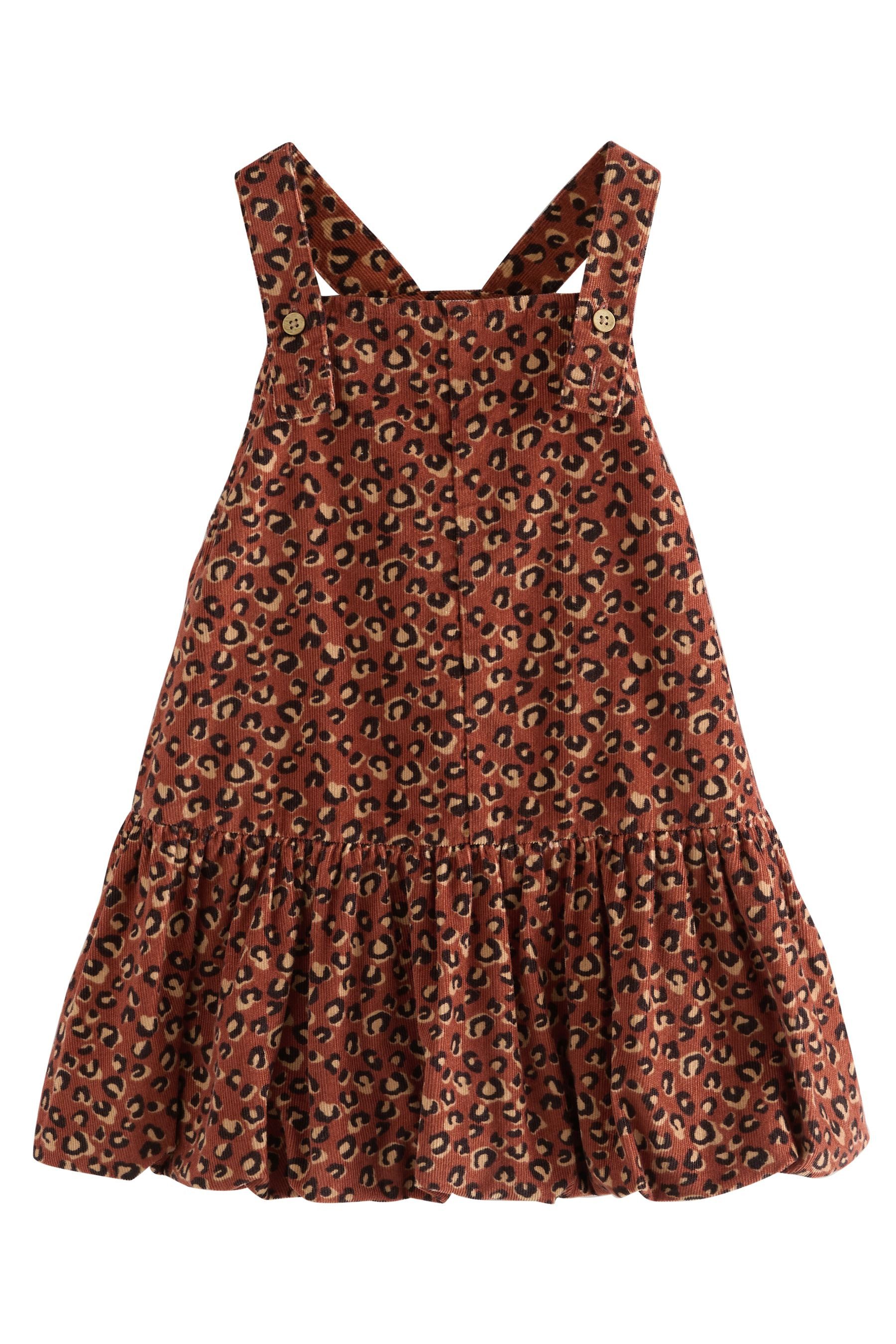 Ballonkleid Latzkleid mit Ballonsaum