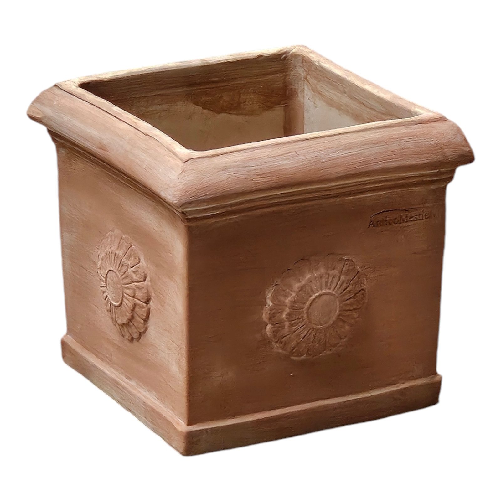 Teramico Pflanzkübel Pflanzgefäß "Cubo con Rosone" günstig online kaufen