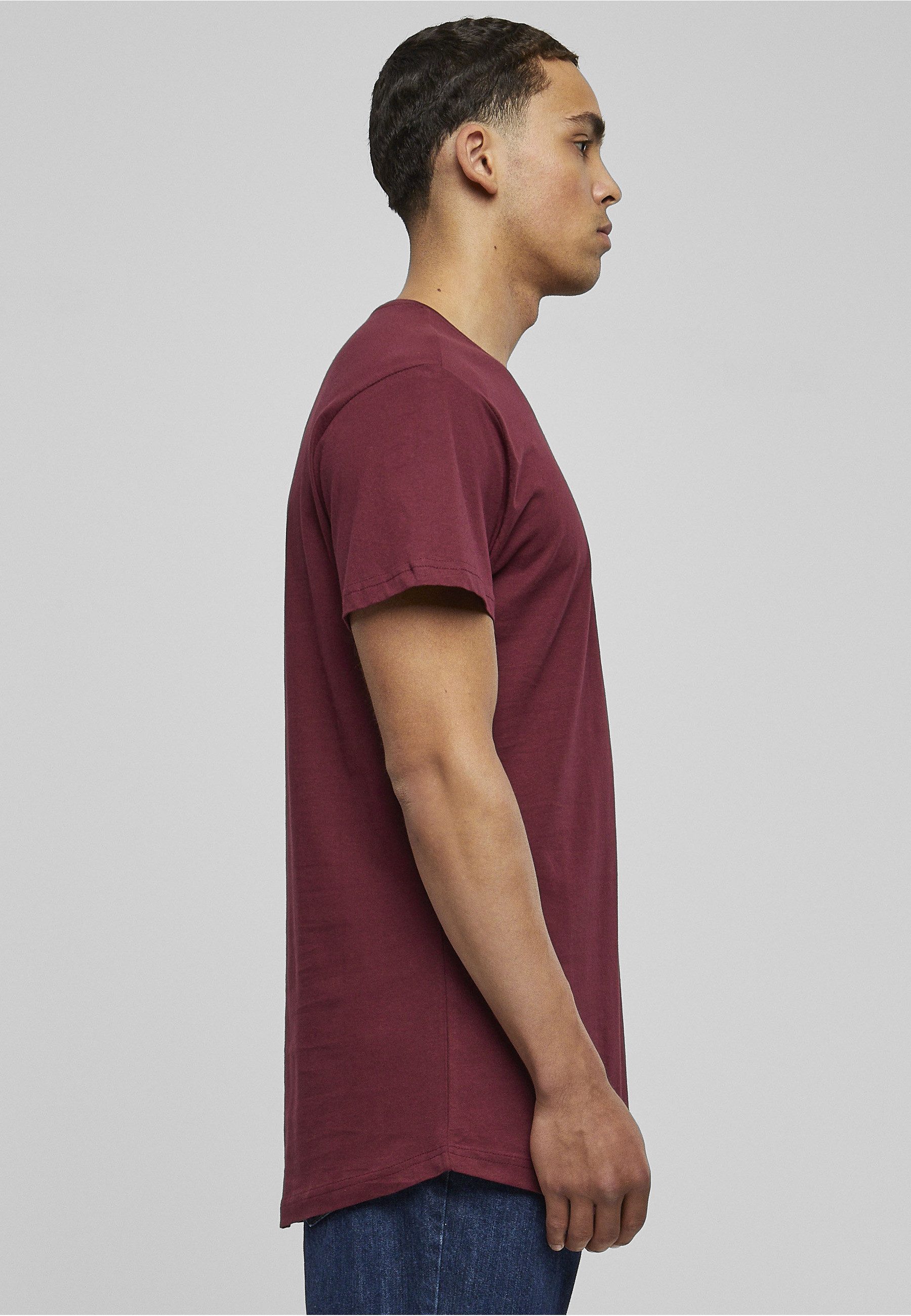 URBAN CLASSICS Kurzarmshirt Urban Classics Herren Shaped Long Tee (1-tlg) günstig online kaufen