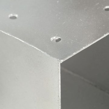 vidaXL Gartentor Pfostenverbinder Y-Form Verzinktes Metall 71 x 71 mm