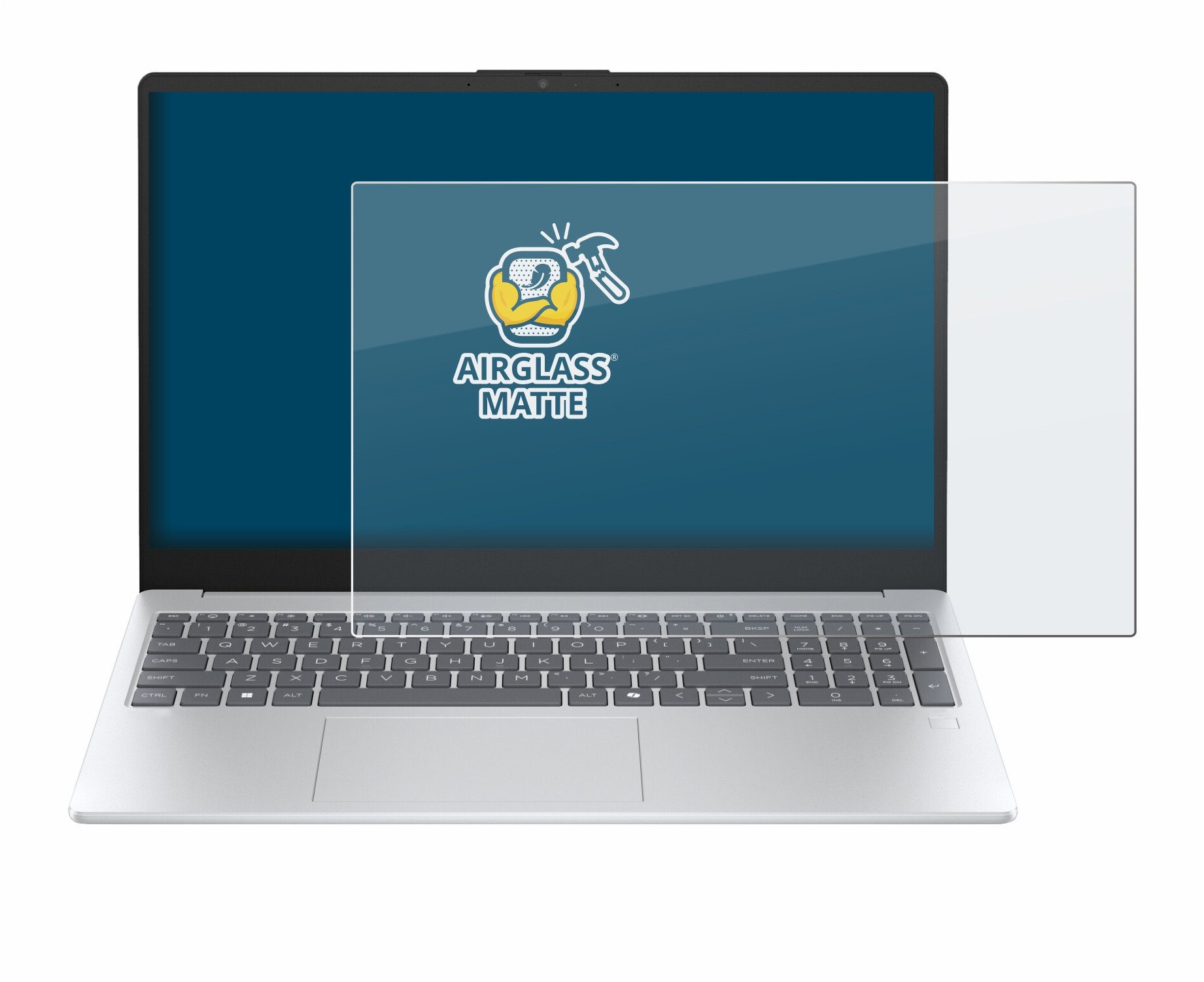 BROTECT Displayschutzglas Folie für HP OmniBook 3 14 14-ha0087nr, Schutzfolie Glas Panzer Display Schutz matt