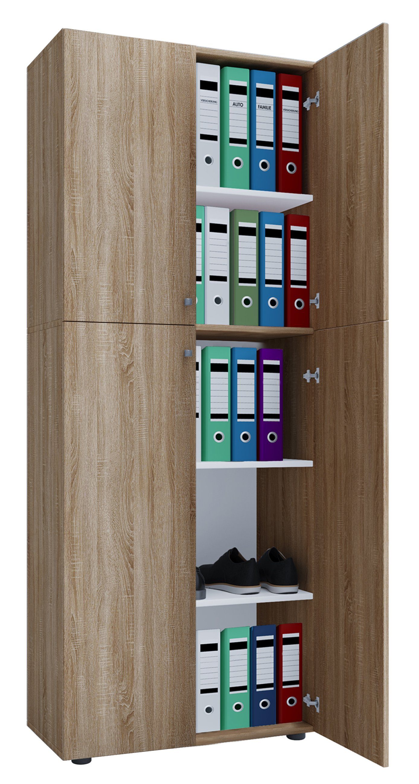 VCM Aktenschrank Büroschrank Bücher Ordner Aktenschrank günstig online kaufen