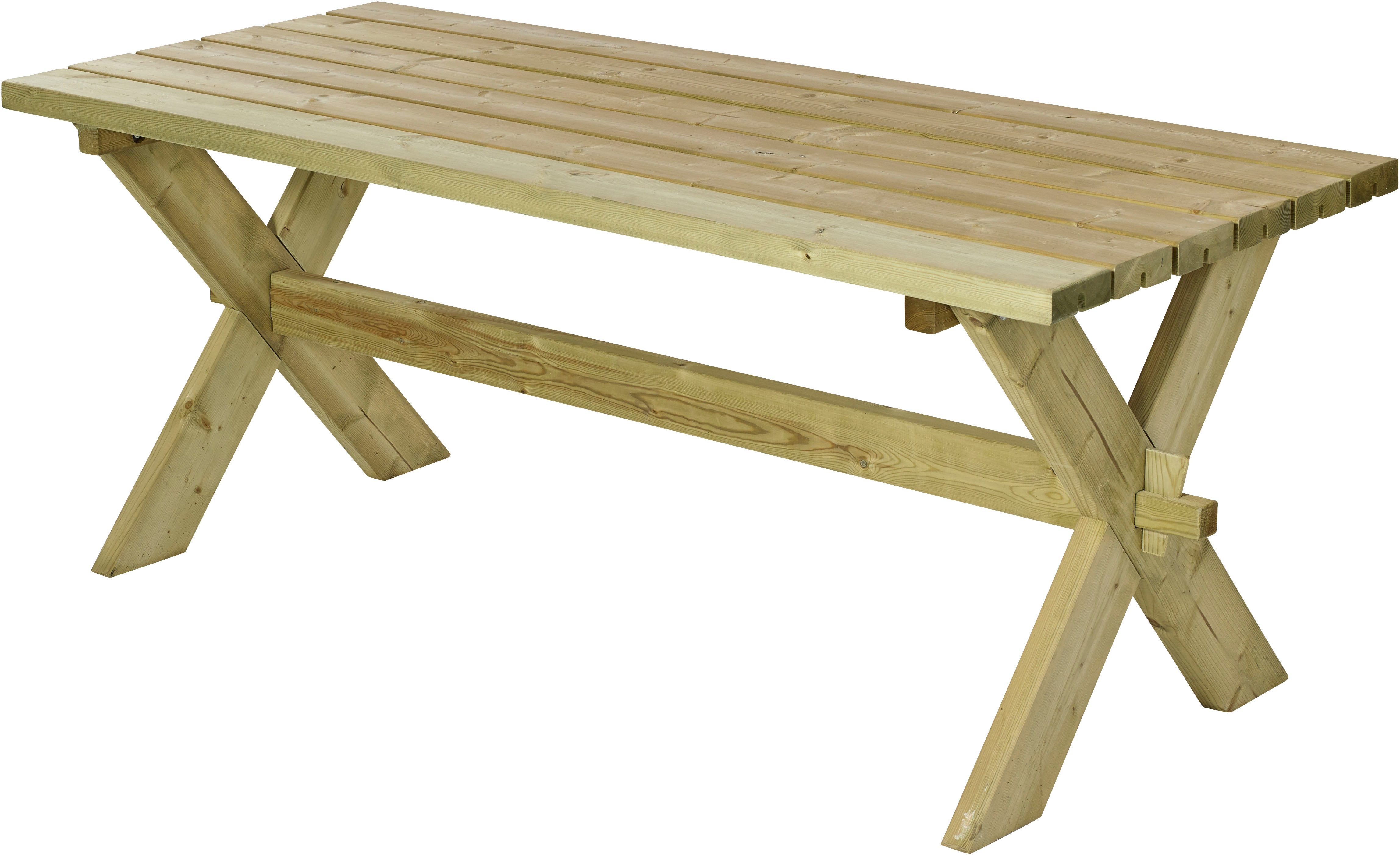 PLUS Gartentisch Nostalgi, TOPSELLER! (1-St., Plankentisch, OTTOs Choice), 177x76x72 cm, aus Nadelholz, robust, stabil
