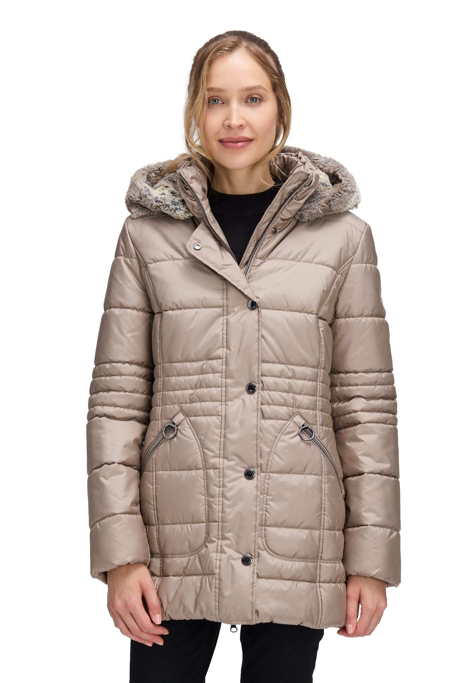 Betty Barclay Outdoorjacke Damen Outdoorjacke mit abnehmbarer Kapuze