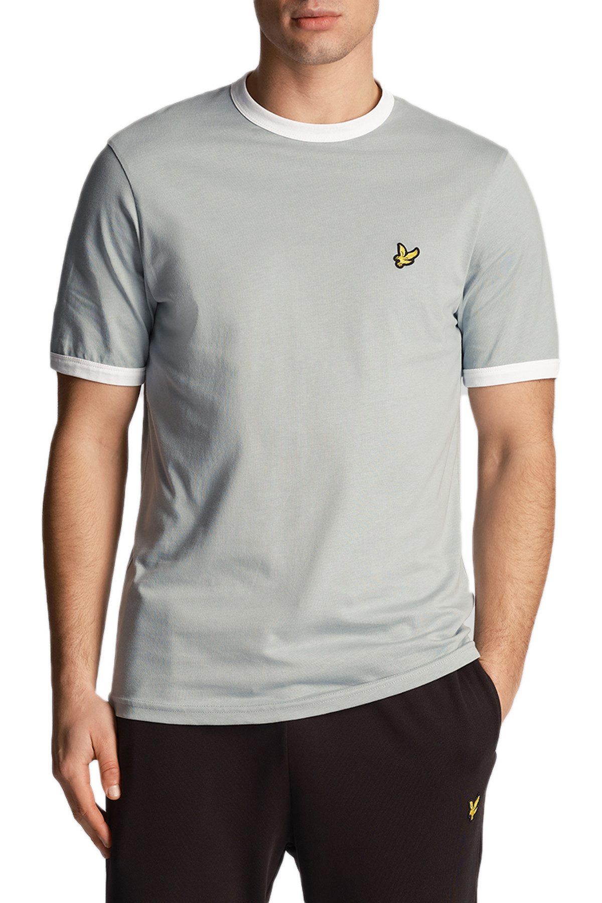 Lyle & Scott T-Shirt Herren, 100% Baumwolle, Mit Kontrastdetails