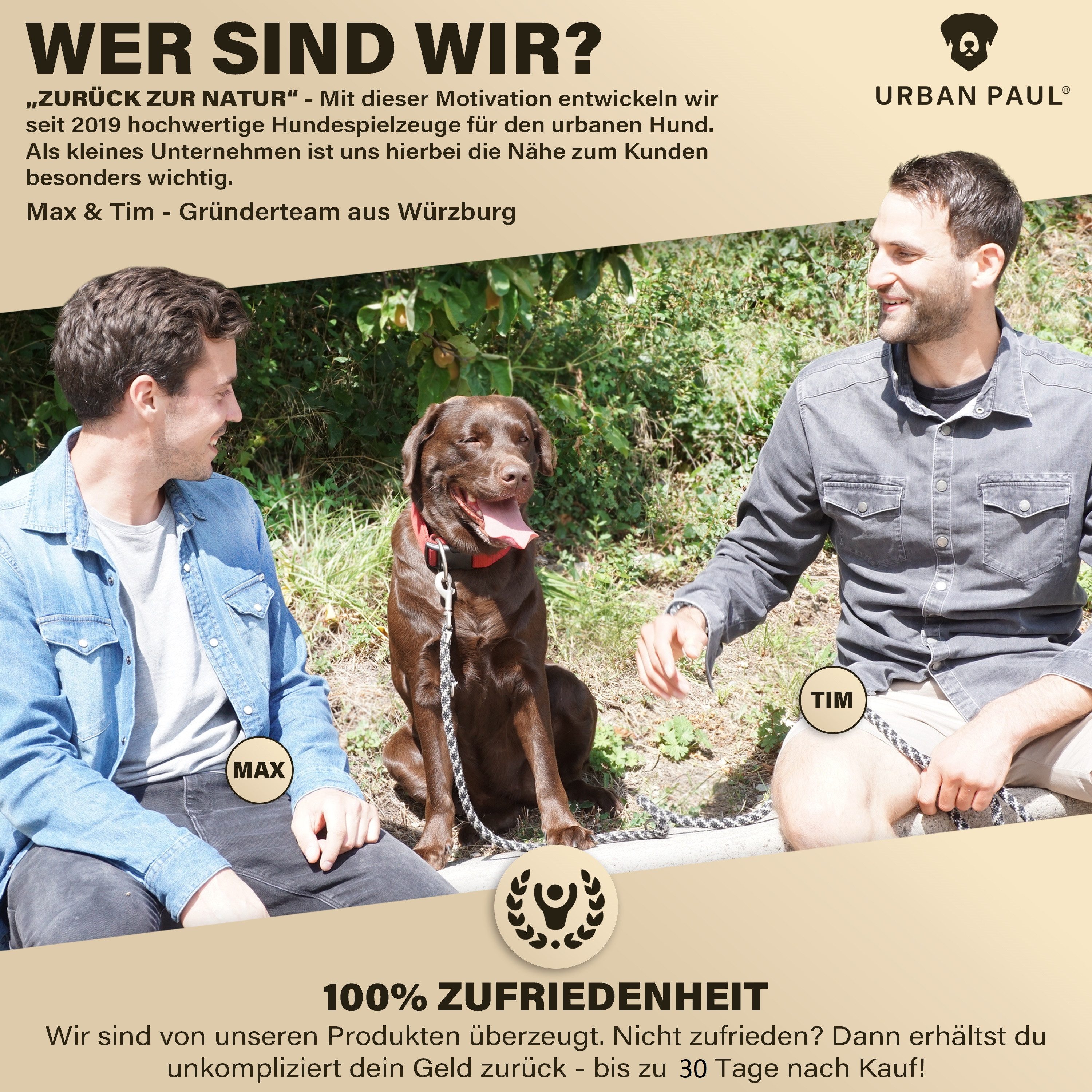 URBAN PAUL Tier-Intelligenzspielzeug Schnüffelteppich für Hunde - FIELD, Robustes Material - Extra groß mit 9 Verstecken