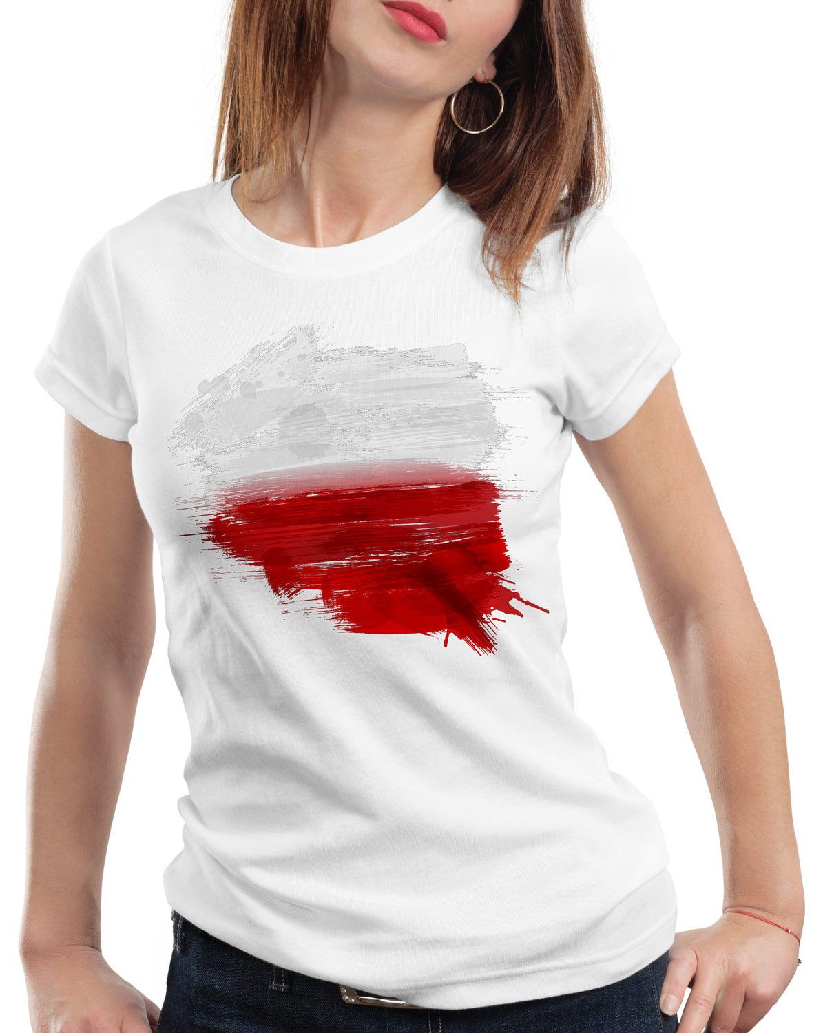 style3 T-Shirt Flagge Polen Fußball Sport günstig online kaufen