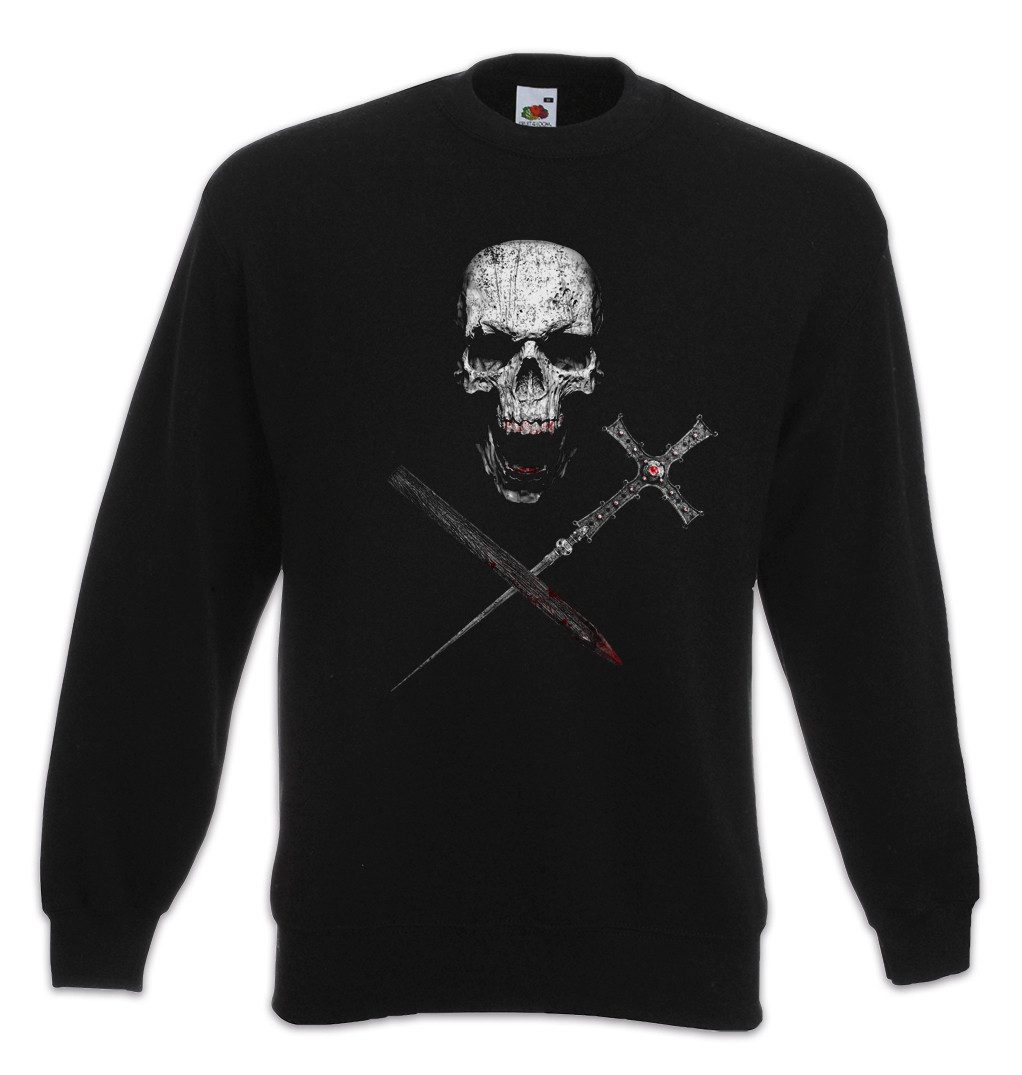 Urban Backwoods Sweatshirt Vampire Skull Sweatshirt Vampir Blut True Gebiss günstig online kaufen