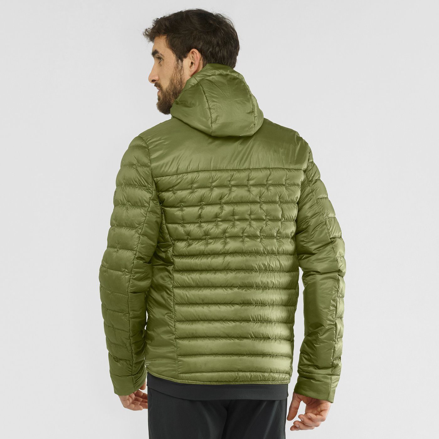 Salomon Funktionsweste Daunenjacke Salomon Outline Down Hoodie M Martini Olive