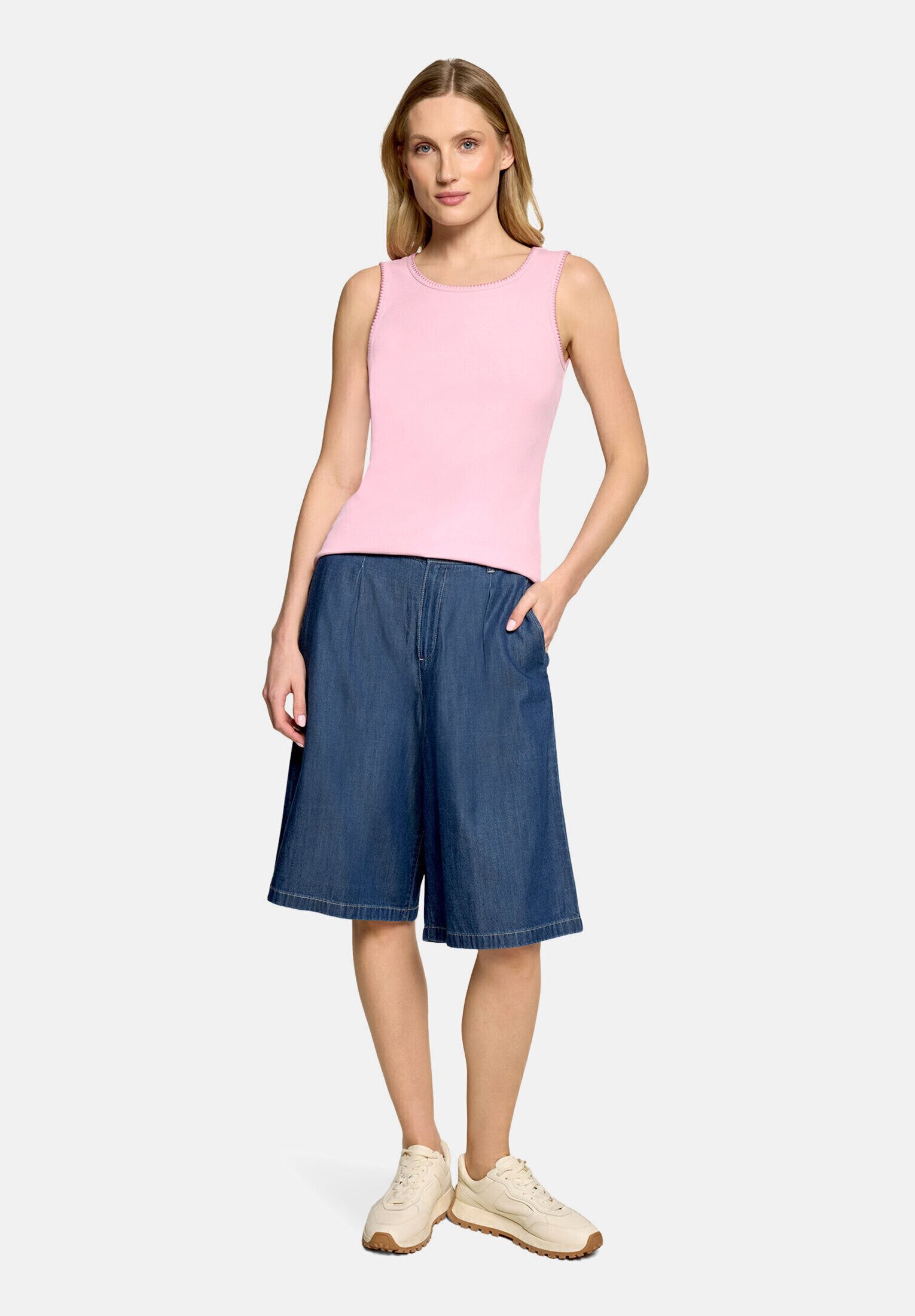 Cartoon T-Shirt Damen mit Rundhalsausschnitt (1-tlg)