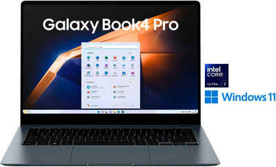 Samsung NP940X Galaxy Book4 Pro 14'' Notebook (35,6 cm/14 Zoll, Intel Core Ultra 7, 512 GB SSD, Intel Core Ultra 7 Prozessor, 16 GB + 512 GB)
