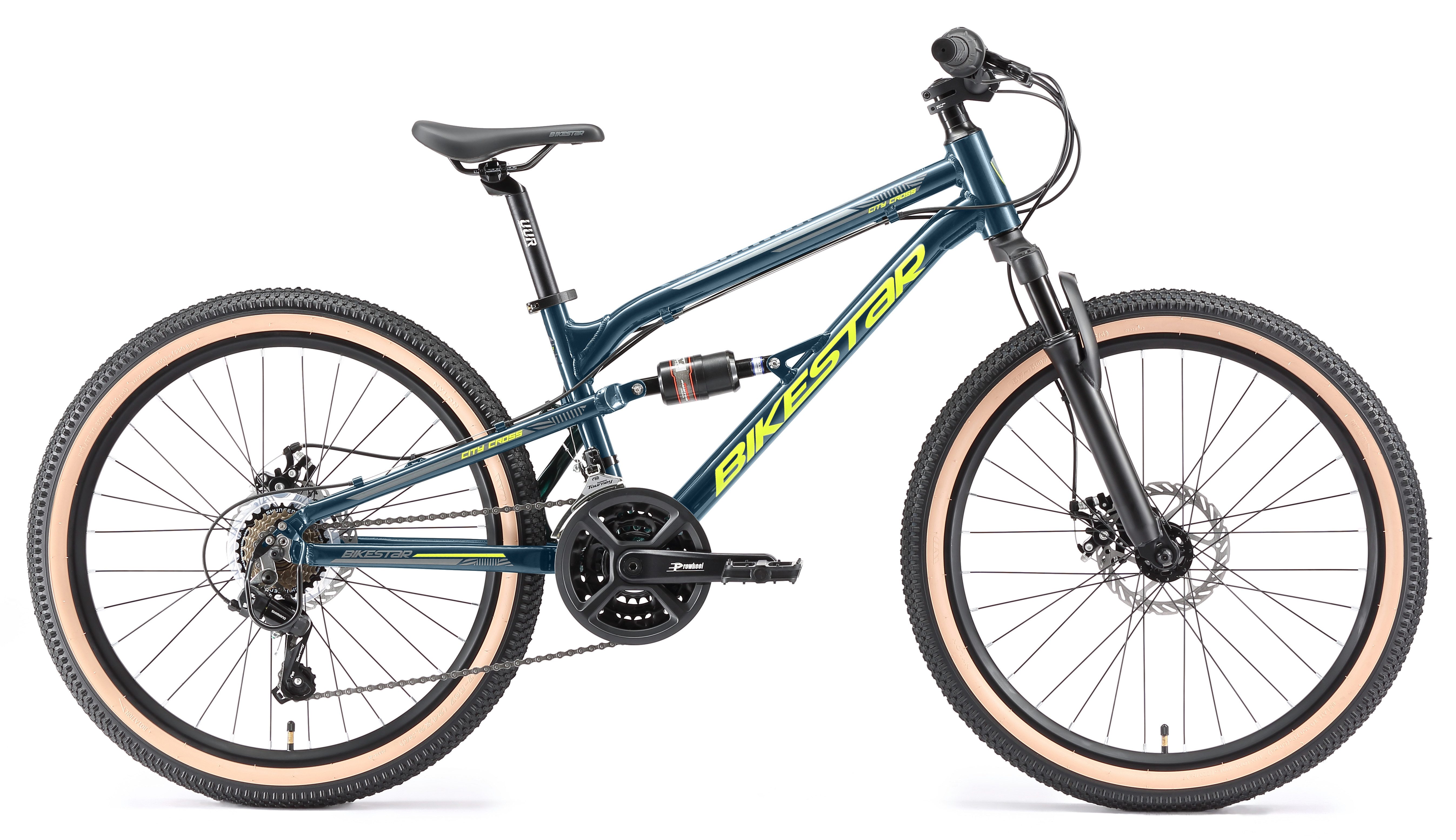Bikestar Jugendfahrrad, 21 Gang Shimano RD-TY21 Schaltwerk, Kettenschaltung