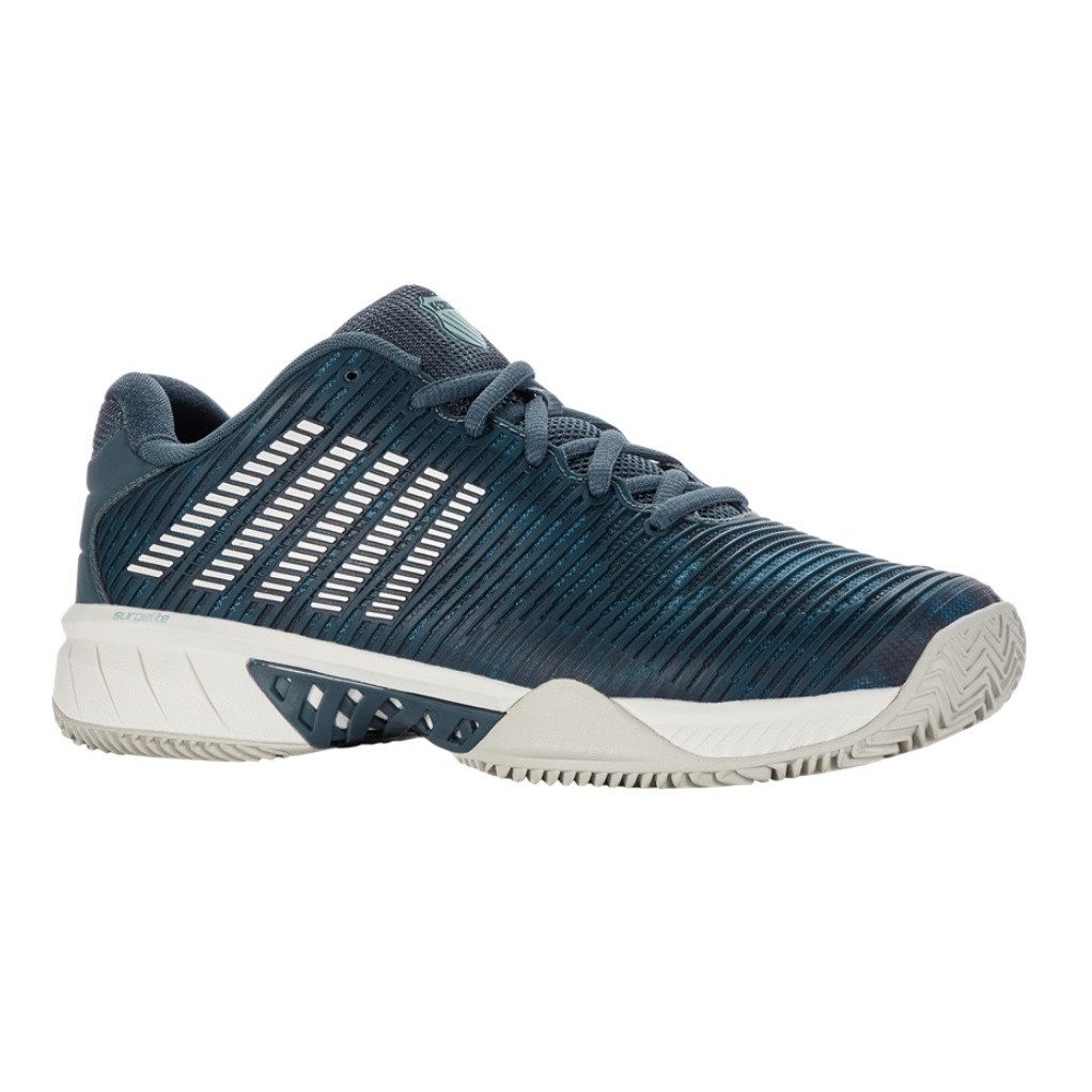 Hypercourt Express 2 HB Clay/Sandplatz 2024 - tealblau/weiss Herren Tennisschuh